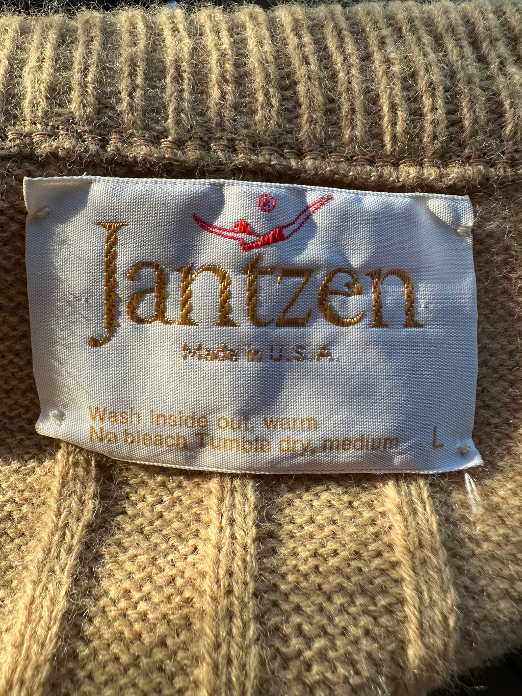 70's Jantzen Camel Brown Sweater