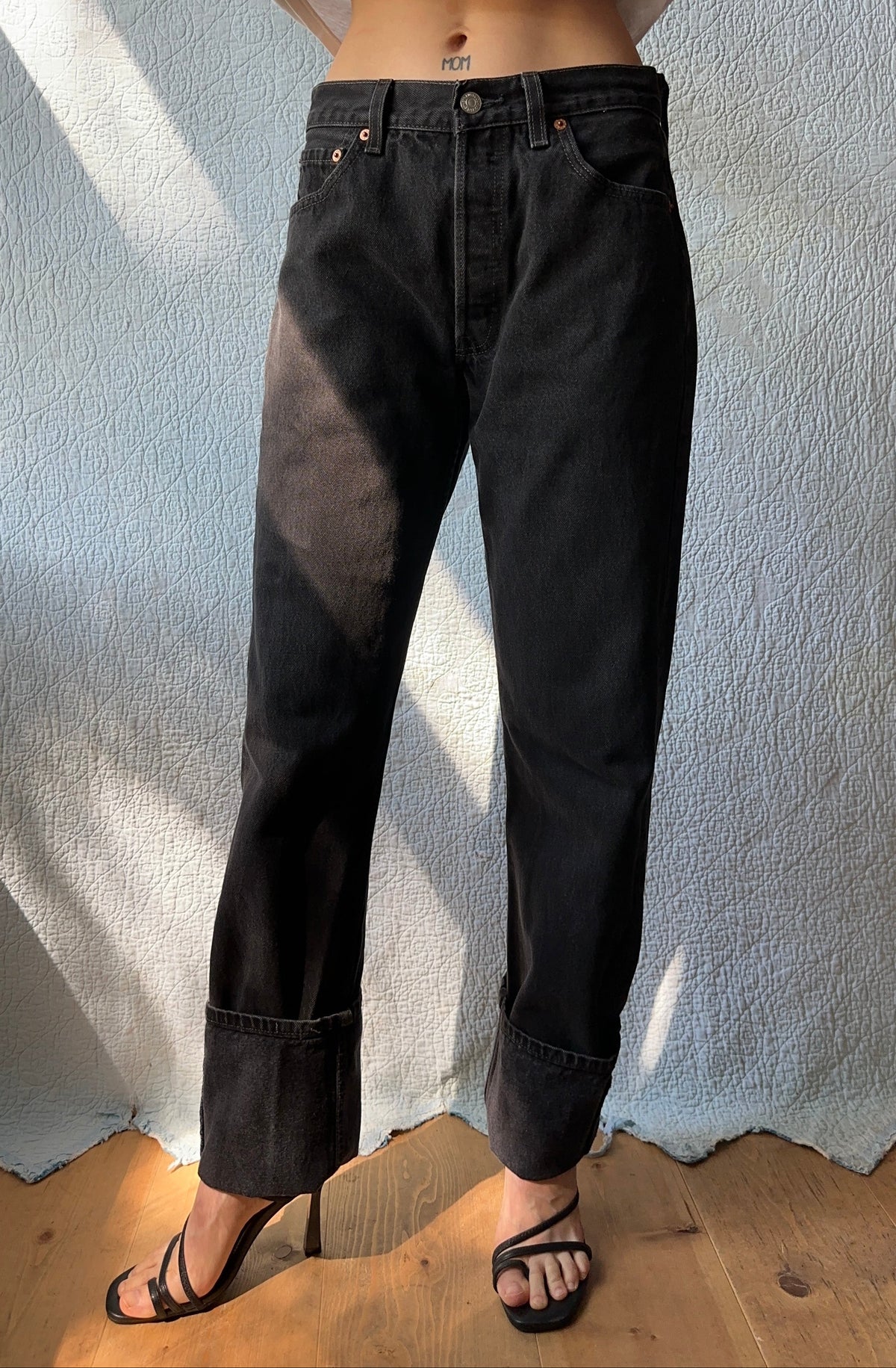 00's Levis 501 Black Denim Jeans
