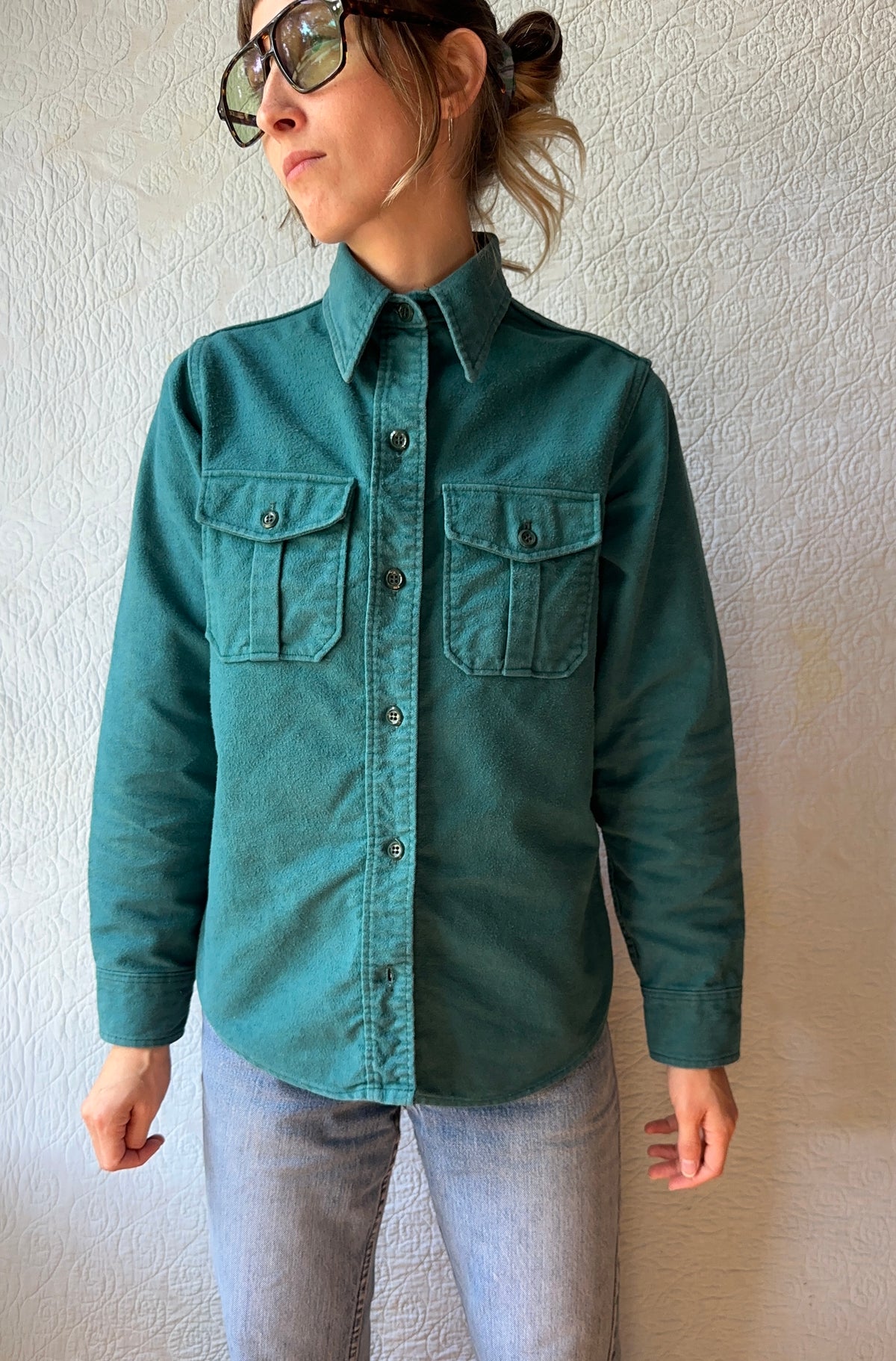 80's Eddie Bauer Cotton Button Up
