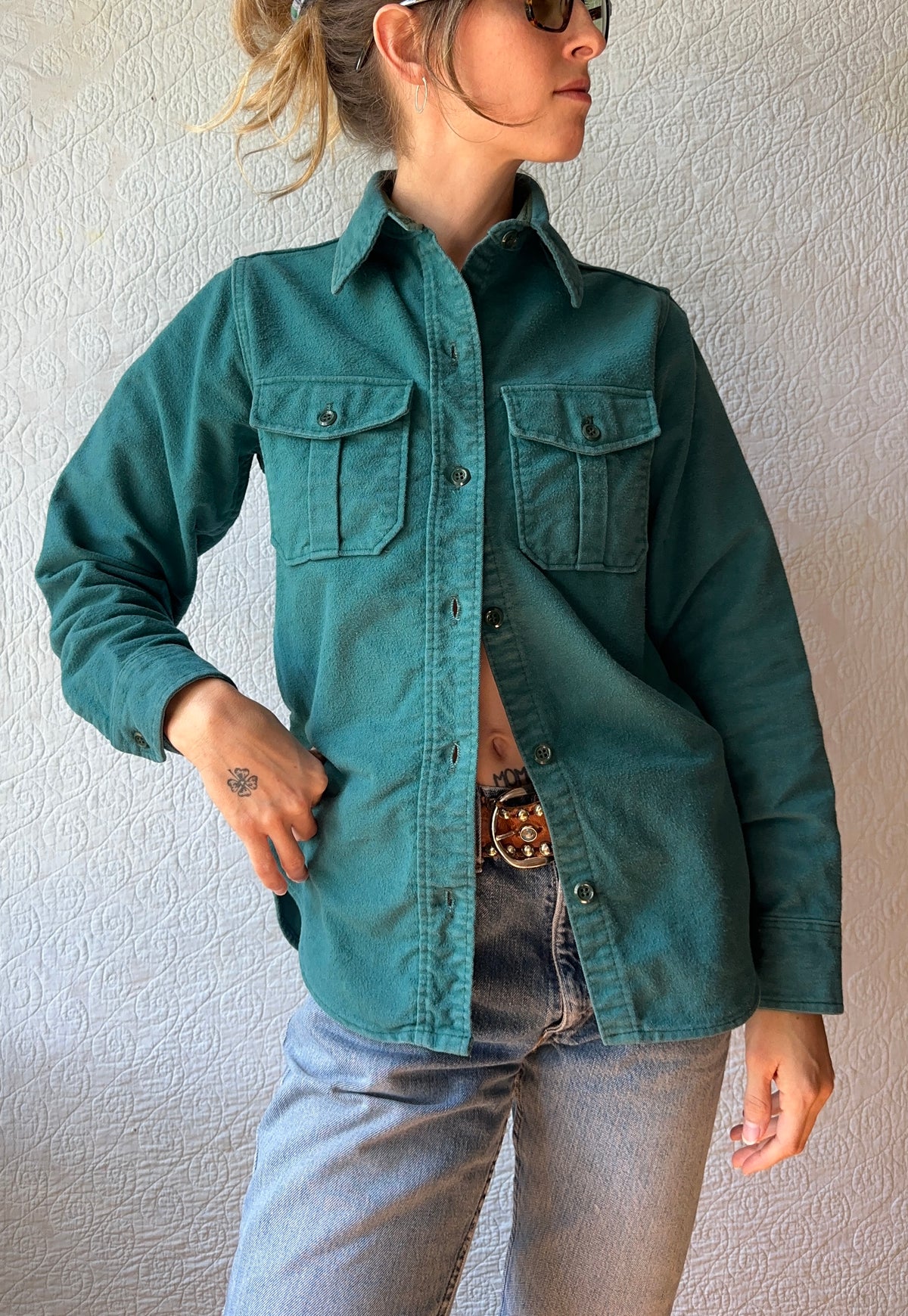80's Eddie Bauer Cotton Button Up