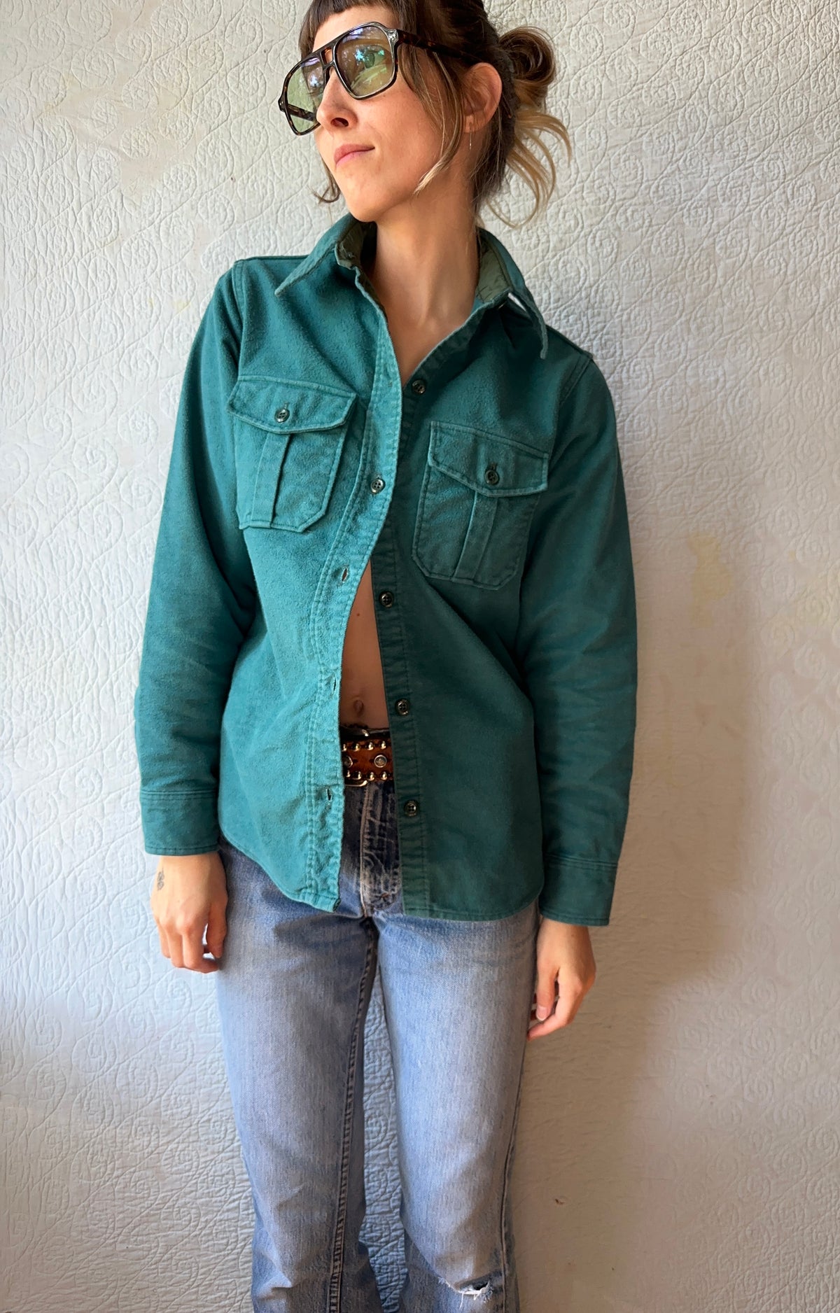 80's Eddie Bauer Cotton Button Up