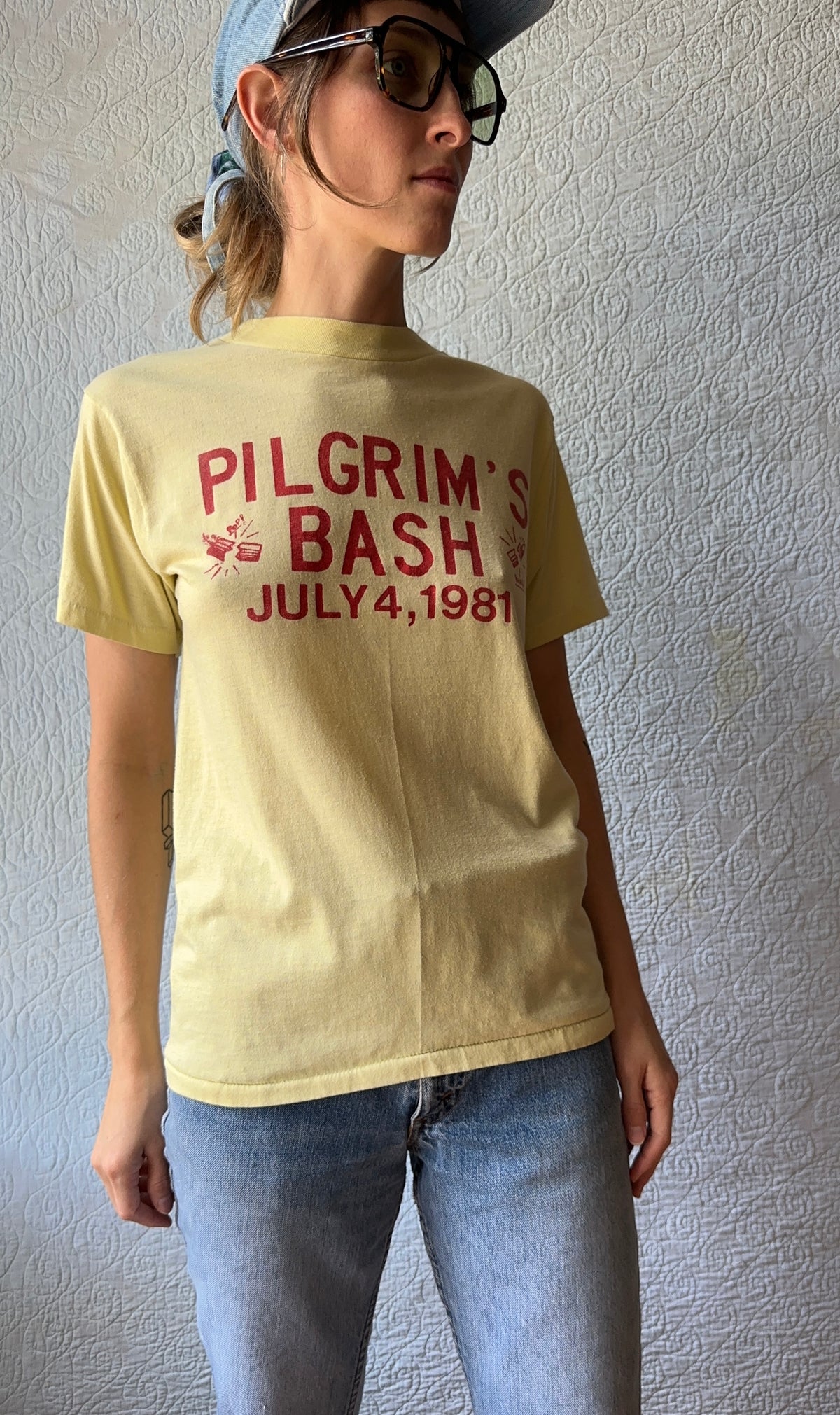 80's Pilgrim's Bash 4th Of July Tee