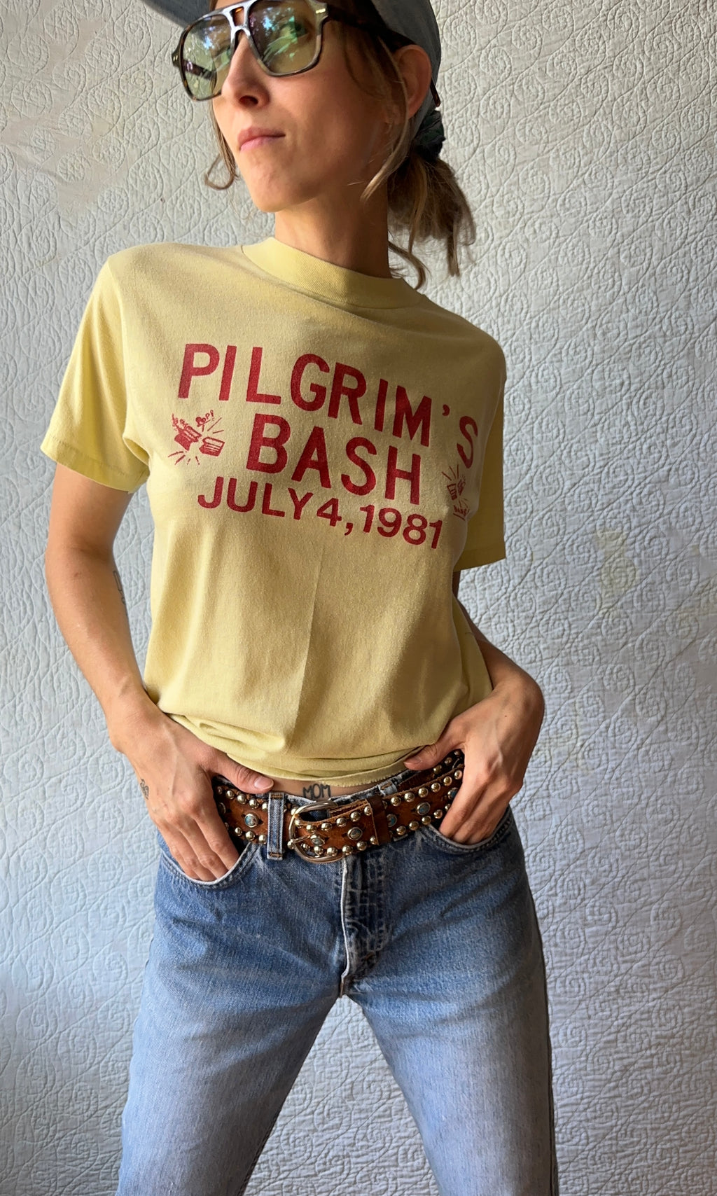 80's Pilgrim's Bash 4th Of July Tee