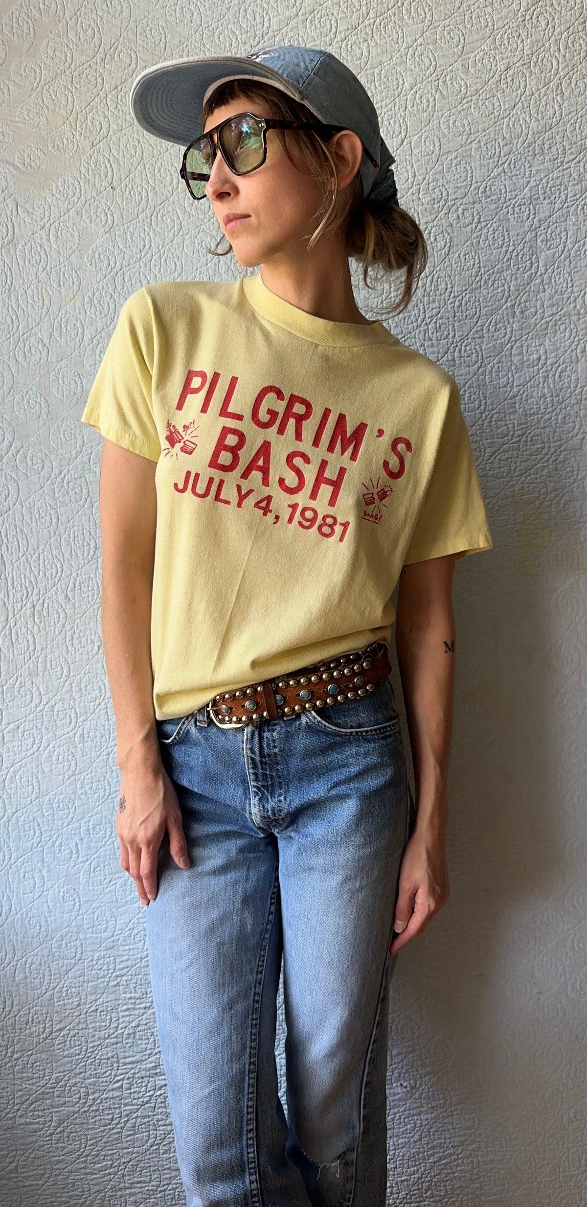80's Pilgrim's Bash 4th Of July Tee