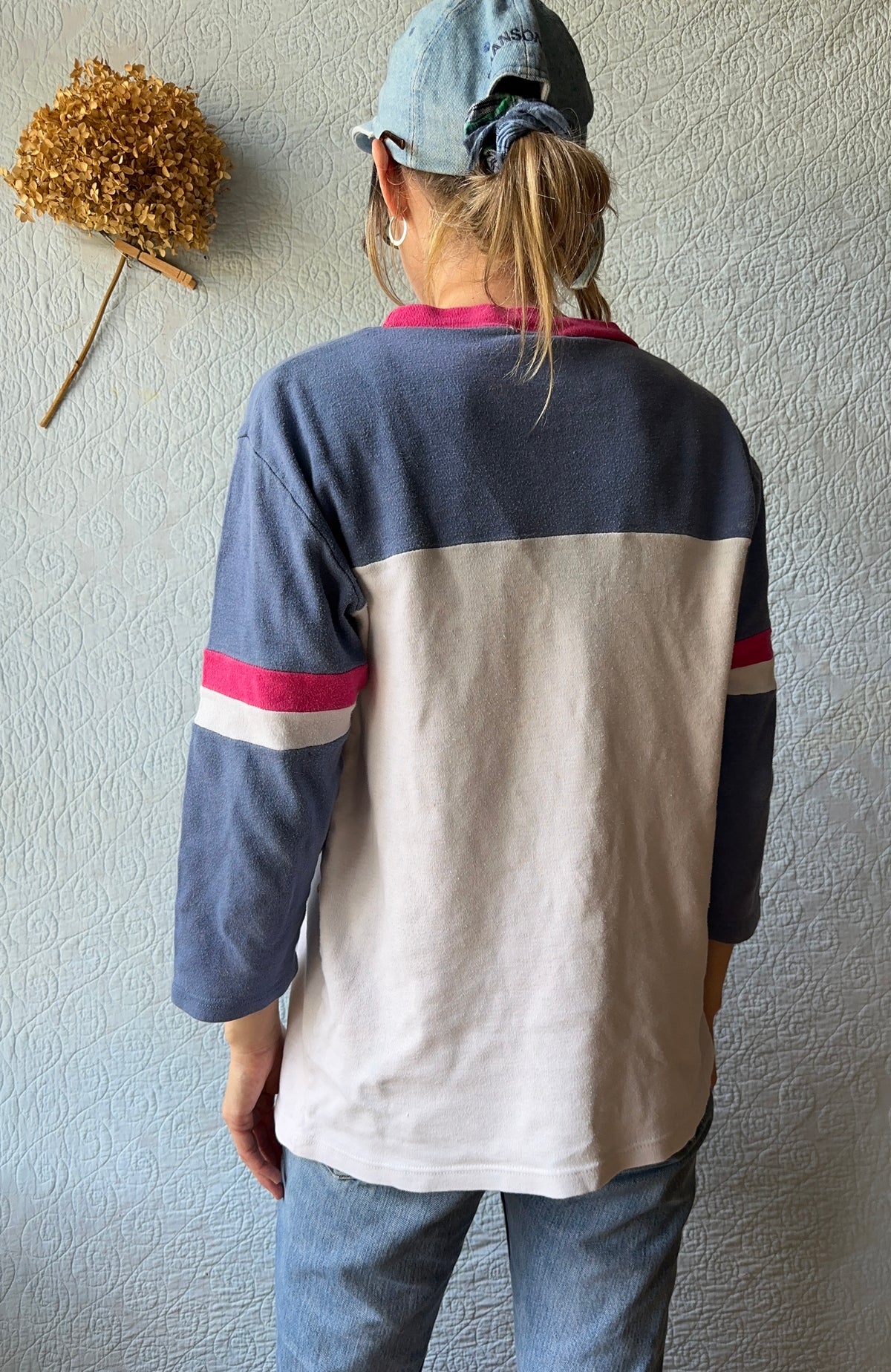 90's Faded Baseball Tee
