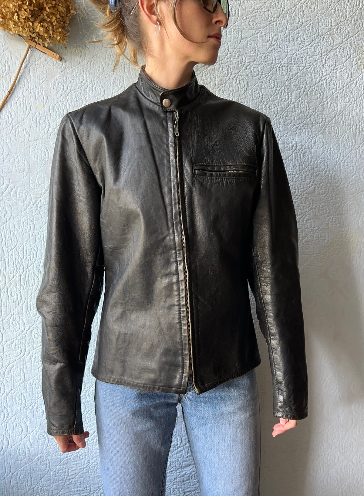 60's Harley Davidson Cafe Leather Jacket