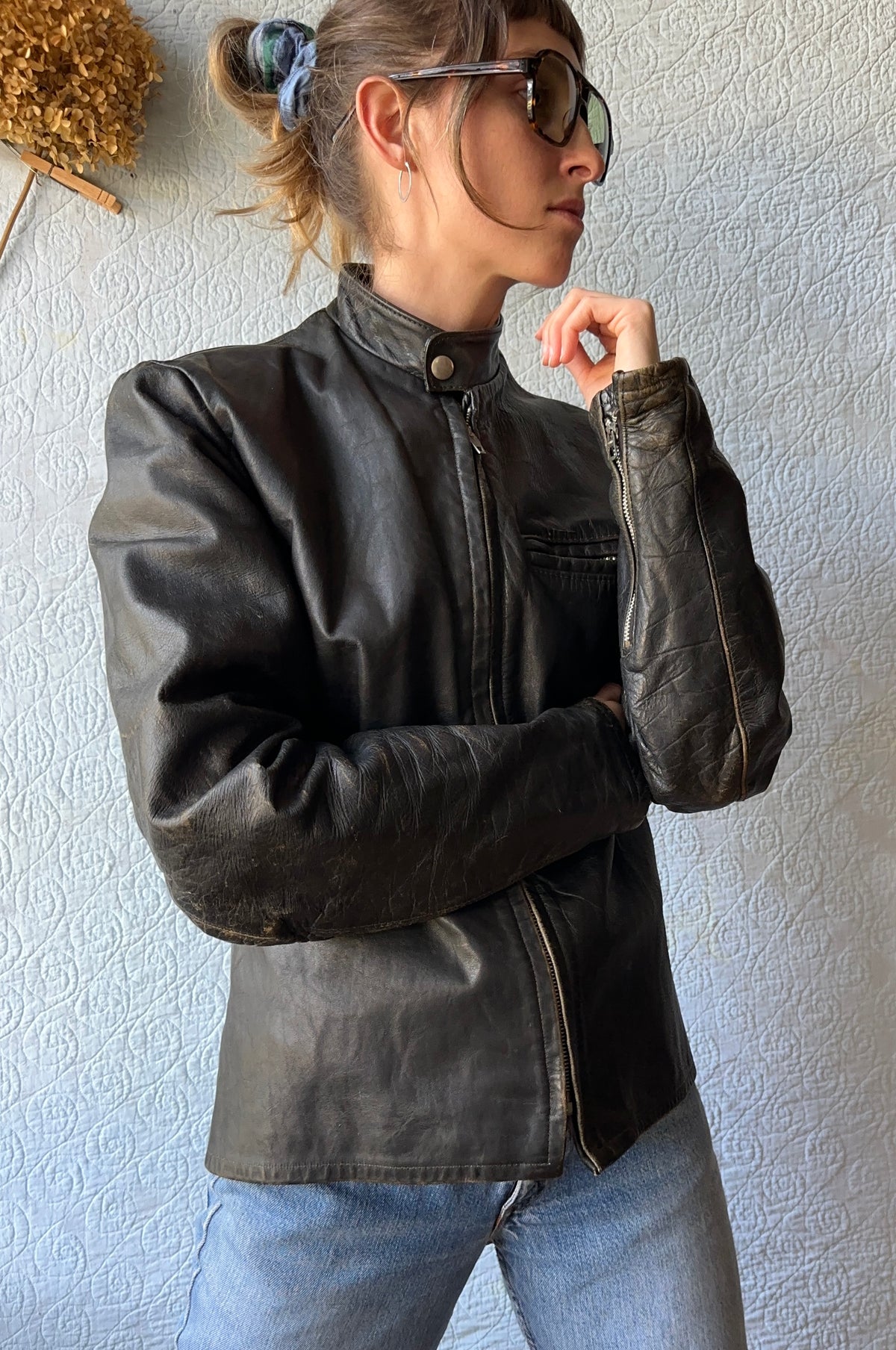 60's Harley Davidson Cafe Leather Jacket