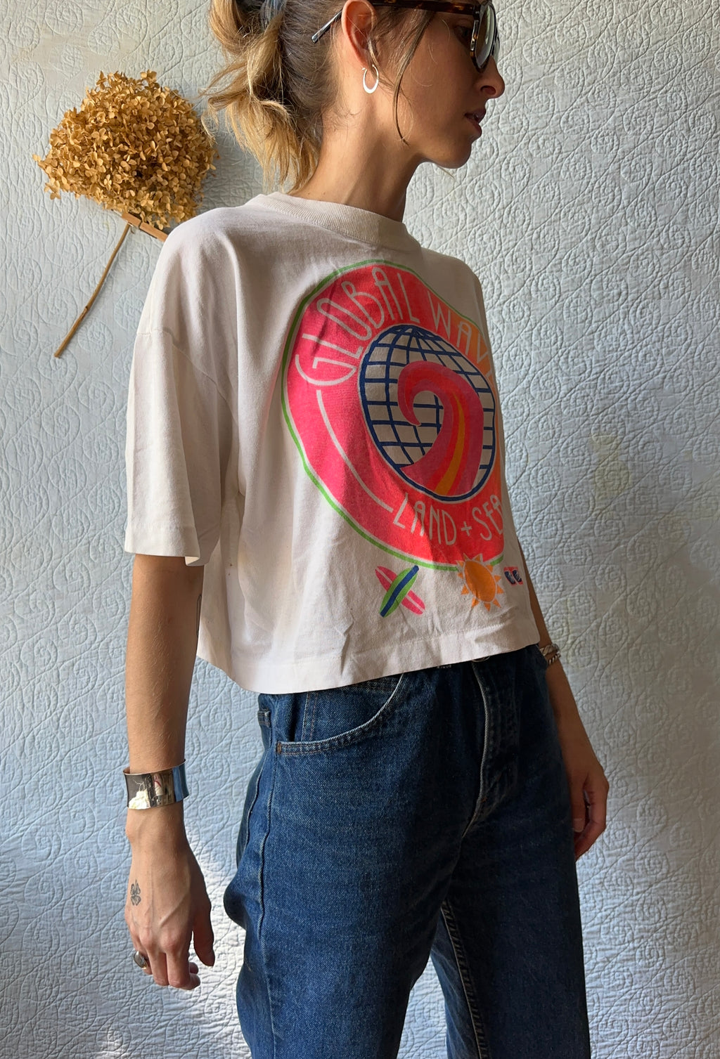 80's/90's Beach Crop Top
