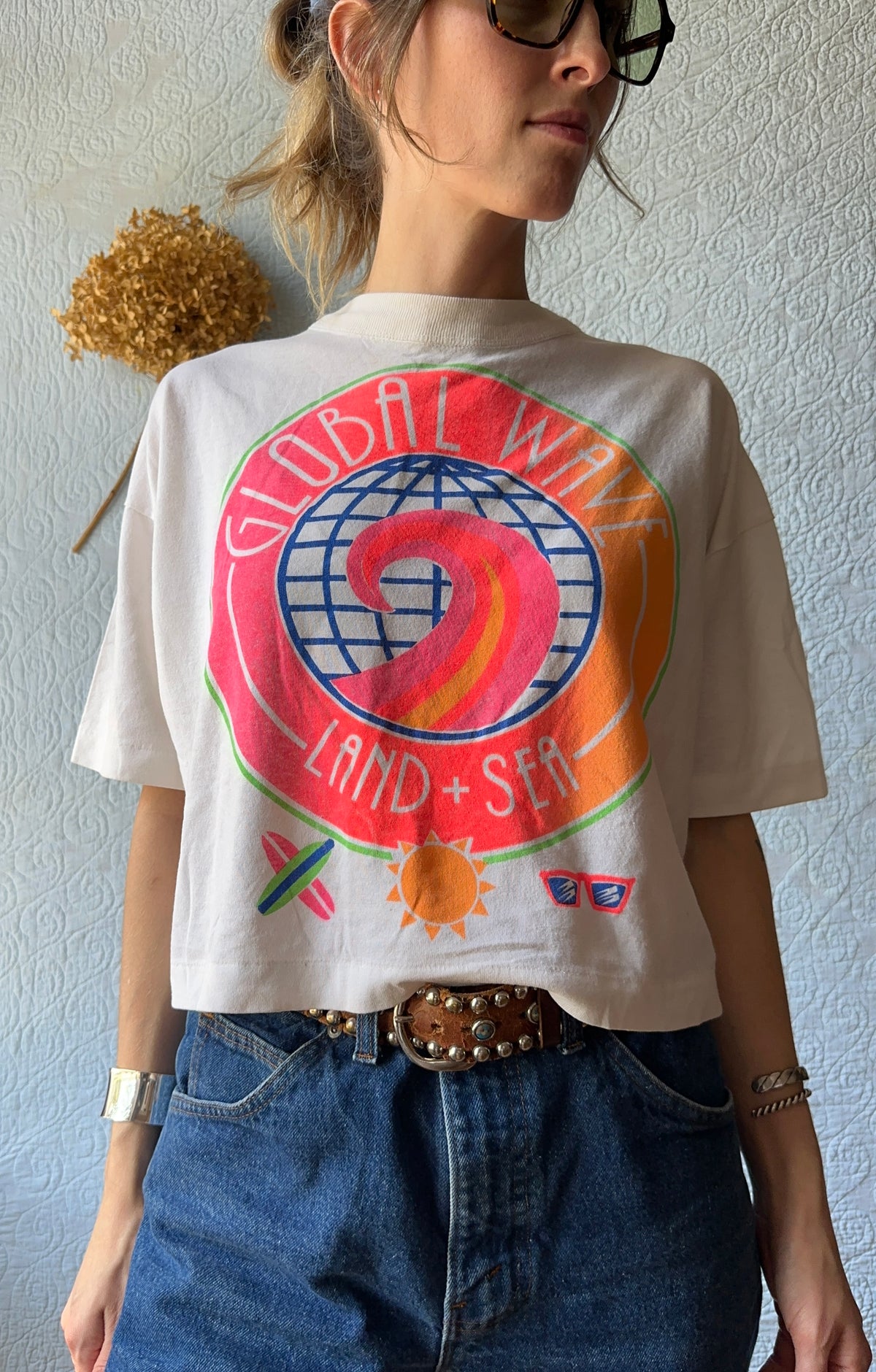 80's/90's Beach Crop Top