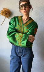 50's Silk Satin Shriners Kansas City Band Jacket