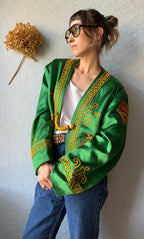 50's Silk Satin Shriners Kansas City Band Jacket