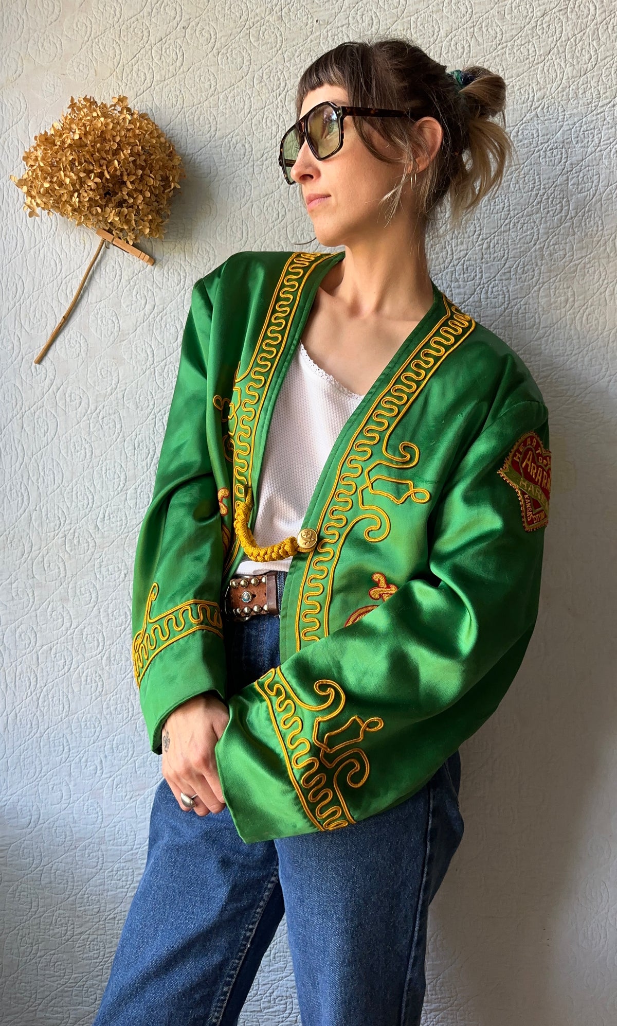 50's Silk Satin Shriners Kansas City Band Jacket
