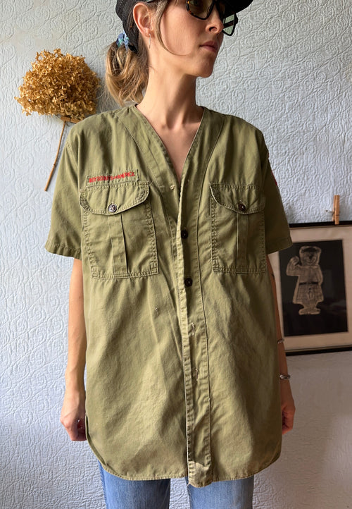 50's Kanas City Boy Scouts Uniform Shirt