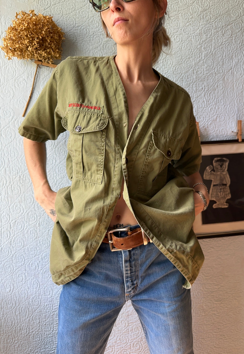 50's Kanas City Boy Scouts Uniform Shirt