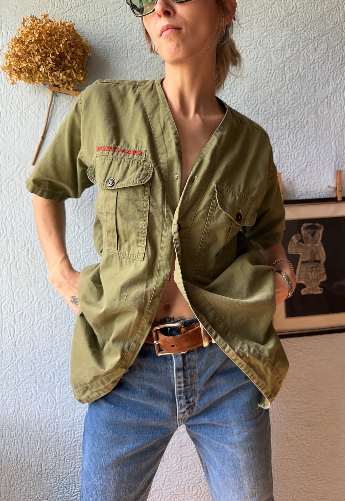 50's Kanas City Boy Scouts Uniform Shirt