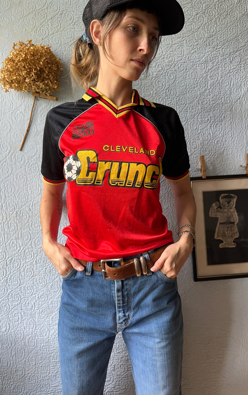 80's Cleveland Crunch Union Jacks Soccer Jersey