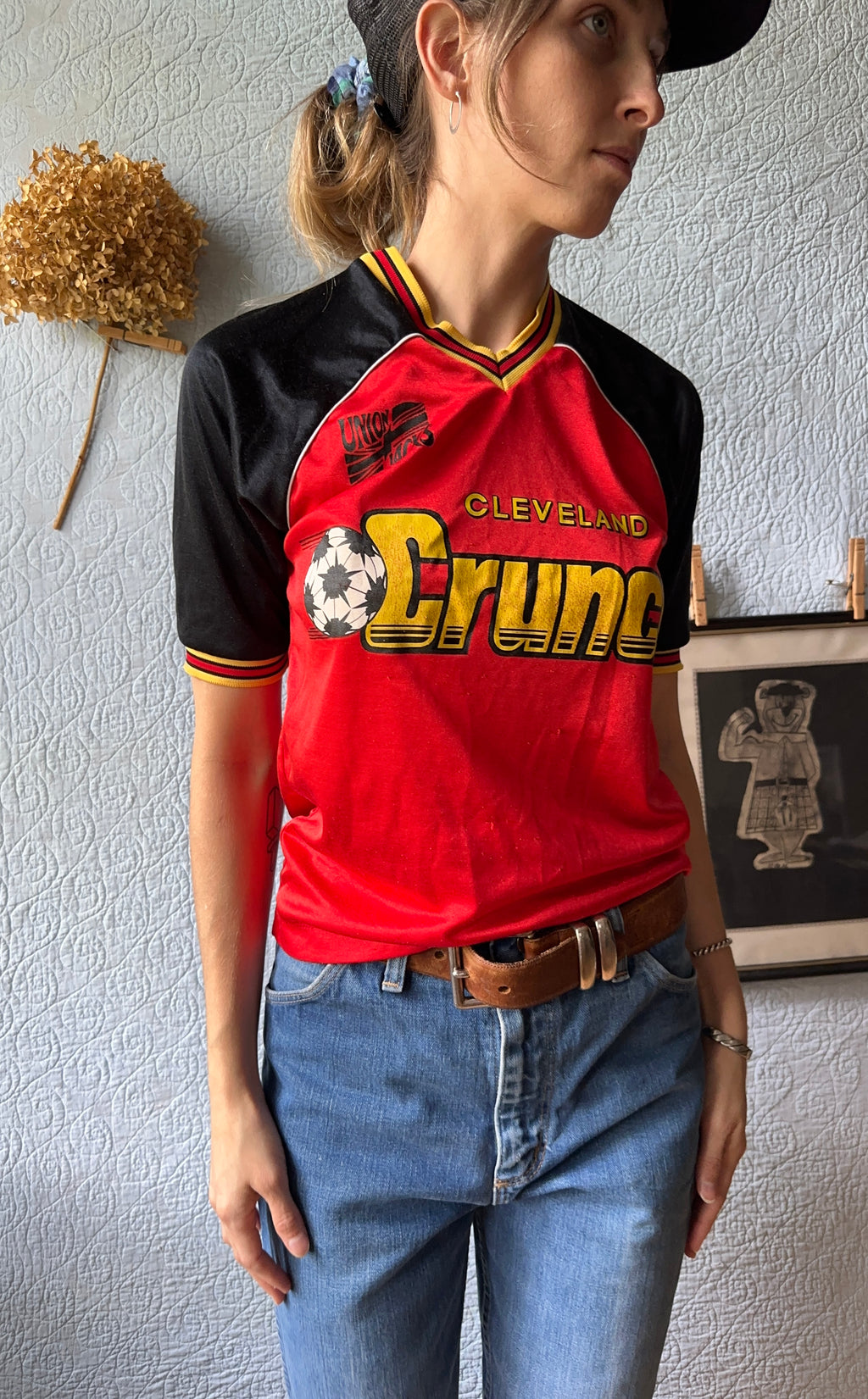 80's Cleveland Crunch Union Jacks Soccer Jersey