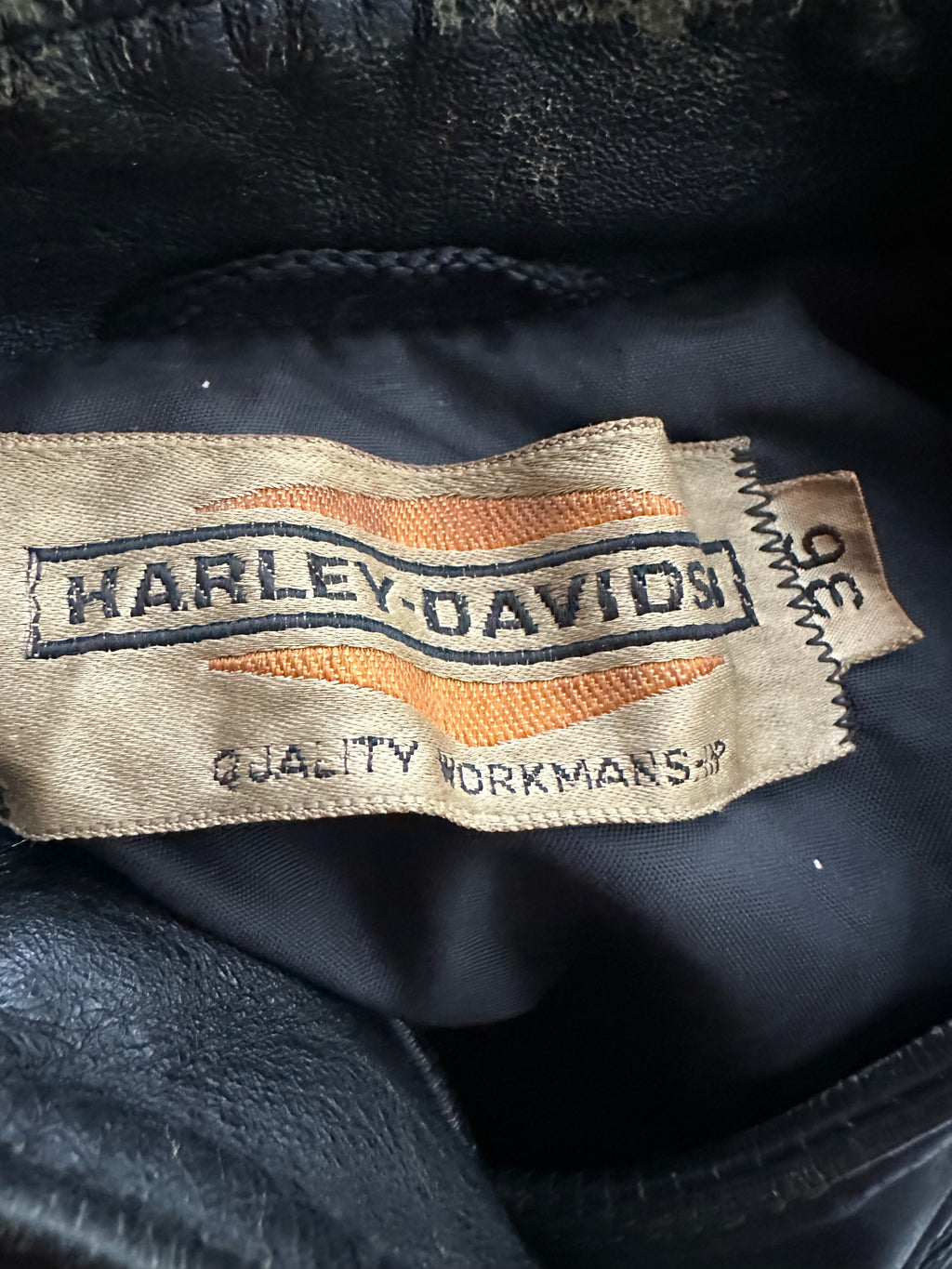 60's Harley Davidson Cafe Leather Jacket