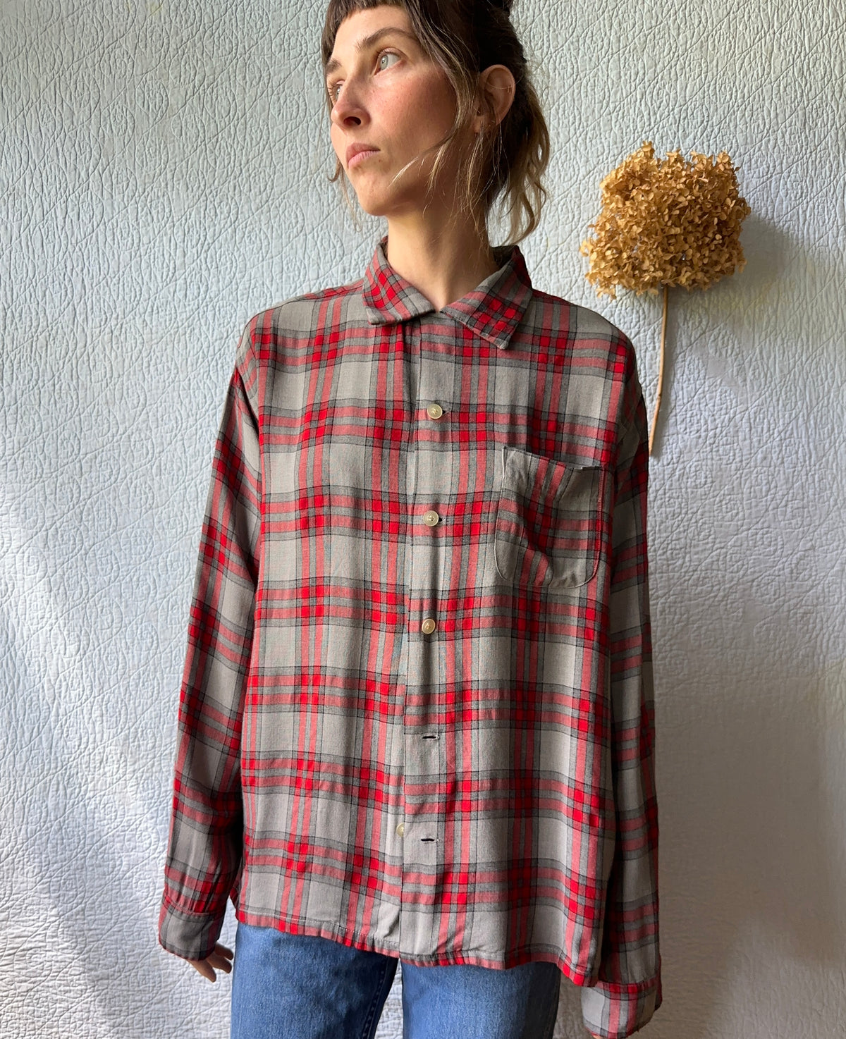 50's Washington Dee Cee Loop Collar Button Up
