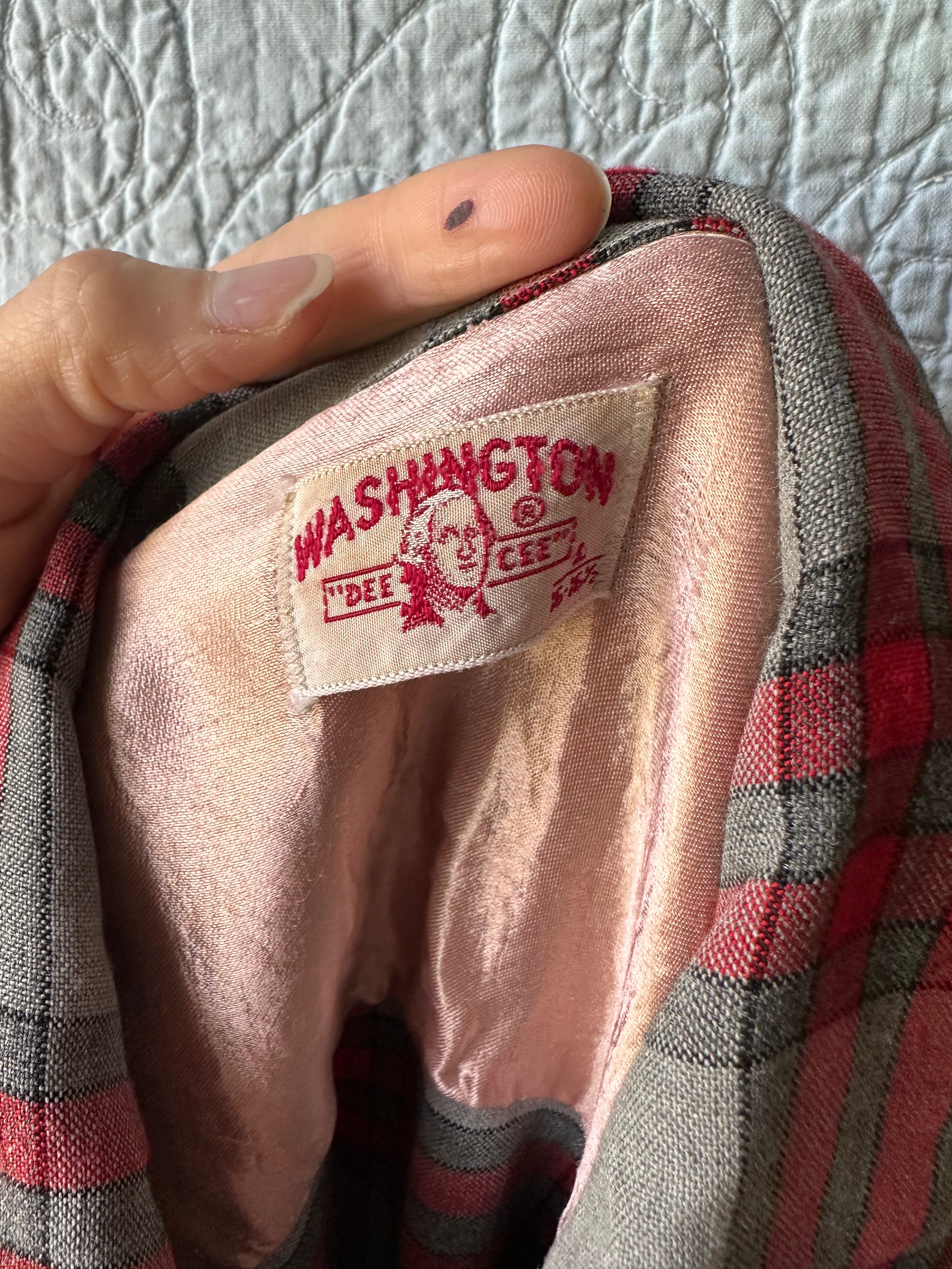50's Washington Dee Cee Loop Collar Button Up