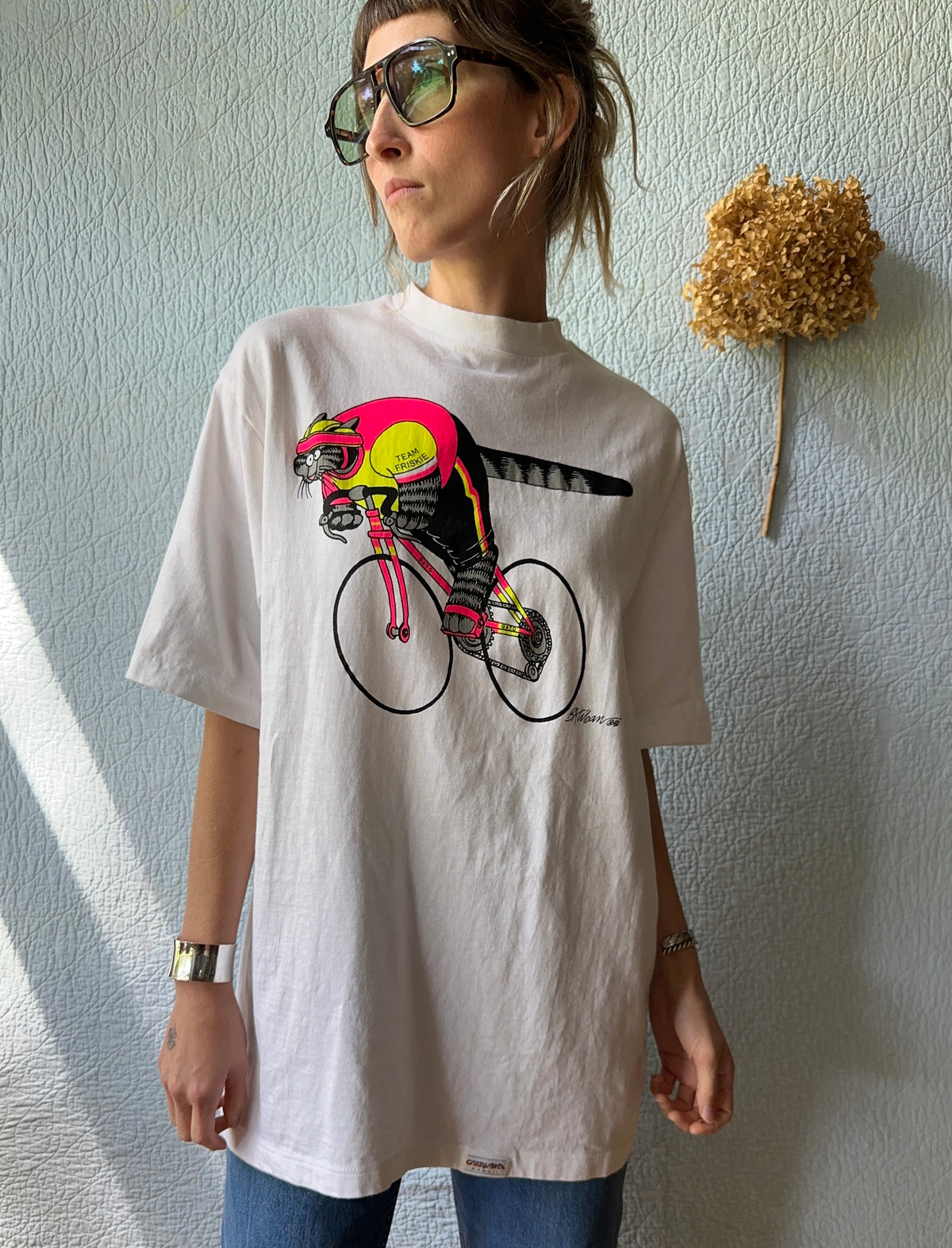 80's/90's Crazy Shirt Team Friskies Cat/Dog Tee