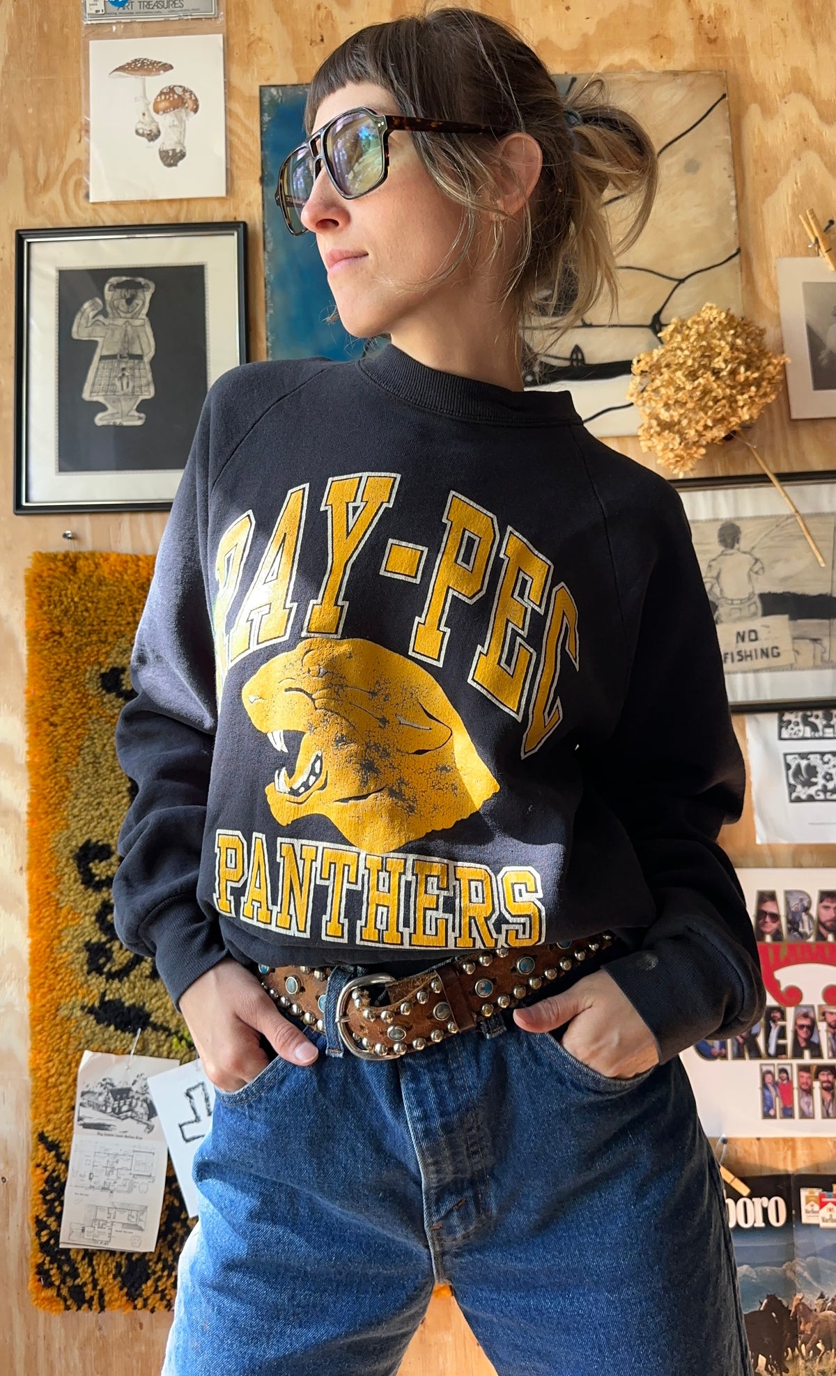 80's Ray-Pec Panthers Pullover