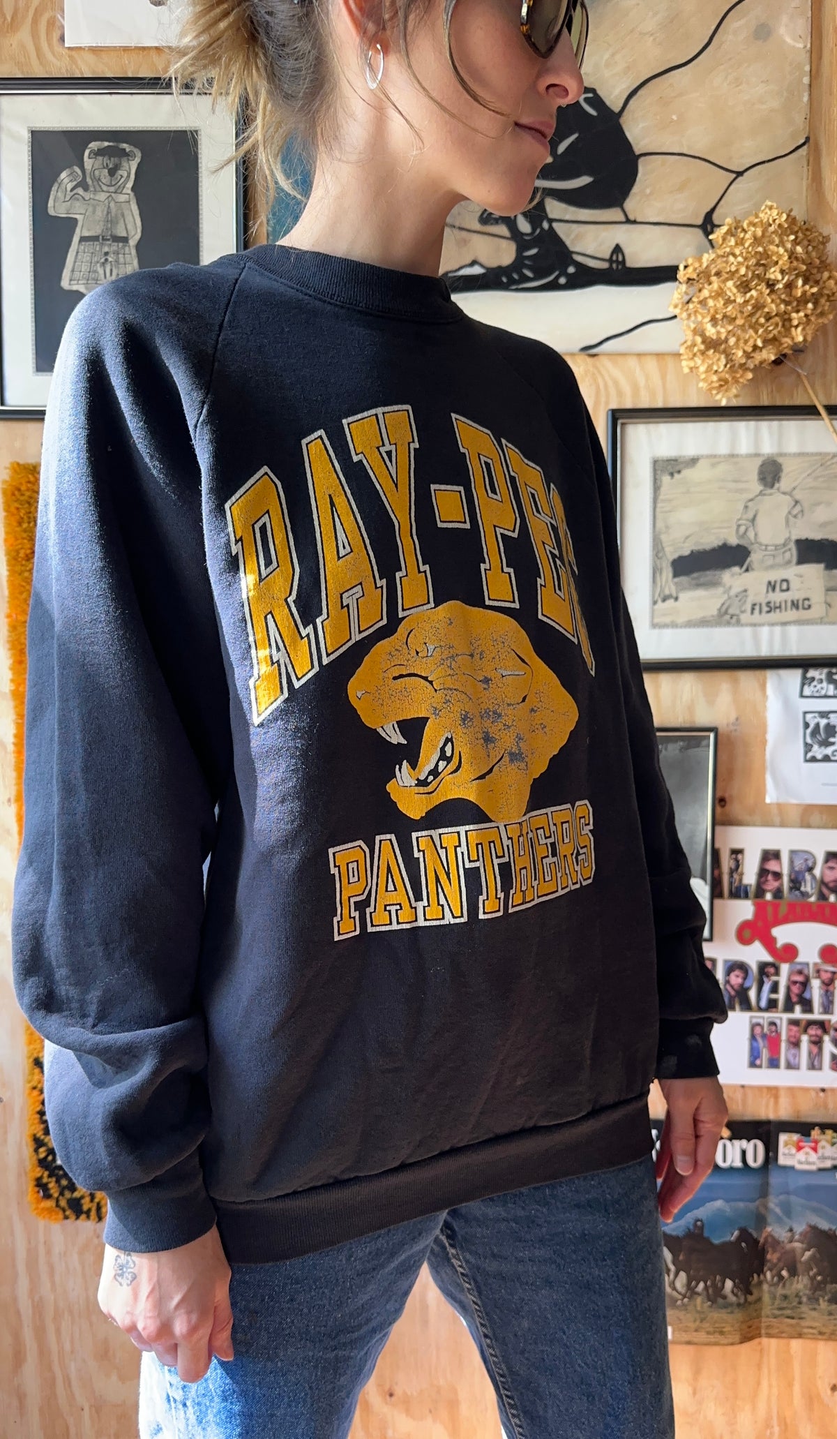 80's Ray-Pec Panthers Pullover