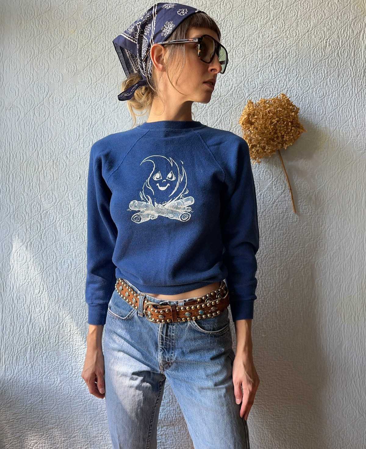 80's Smiley Campfire Sweatshirt