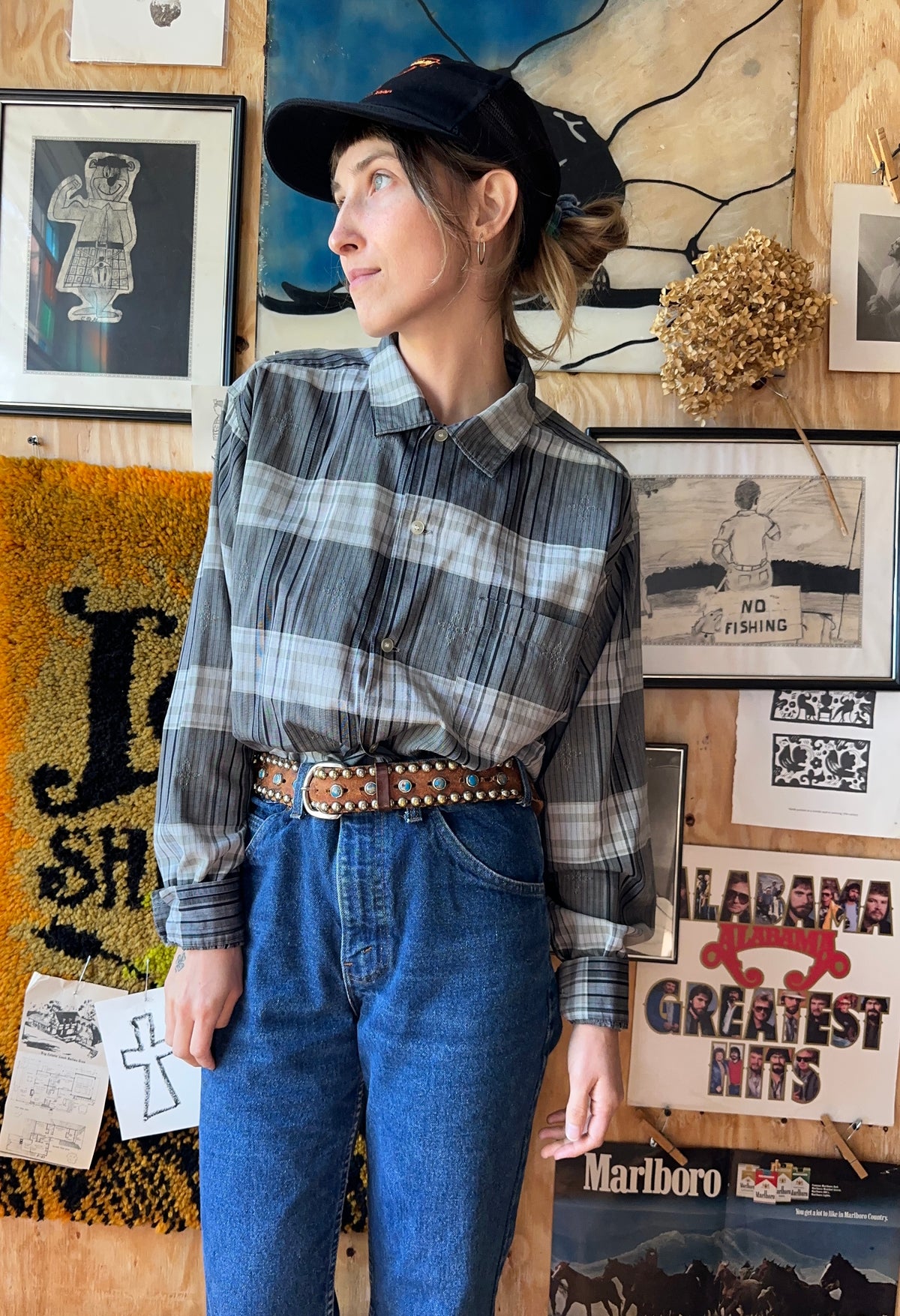 50's Campus Button Up