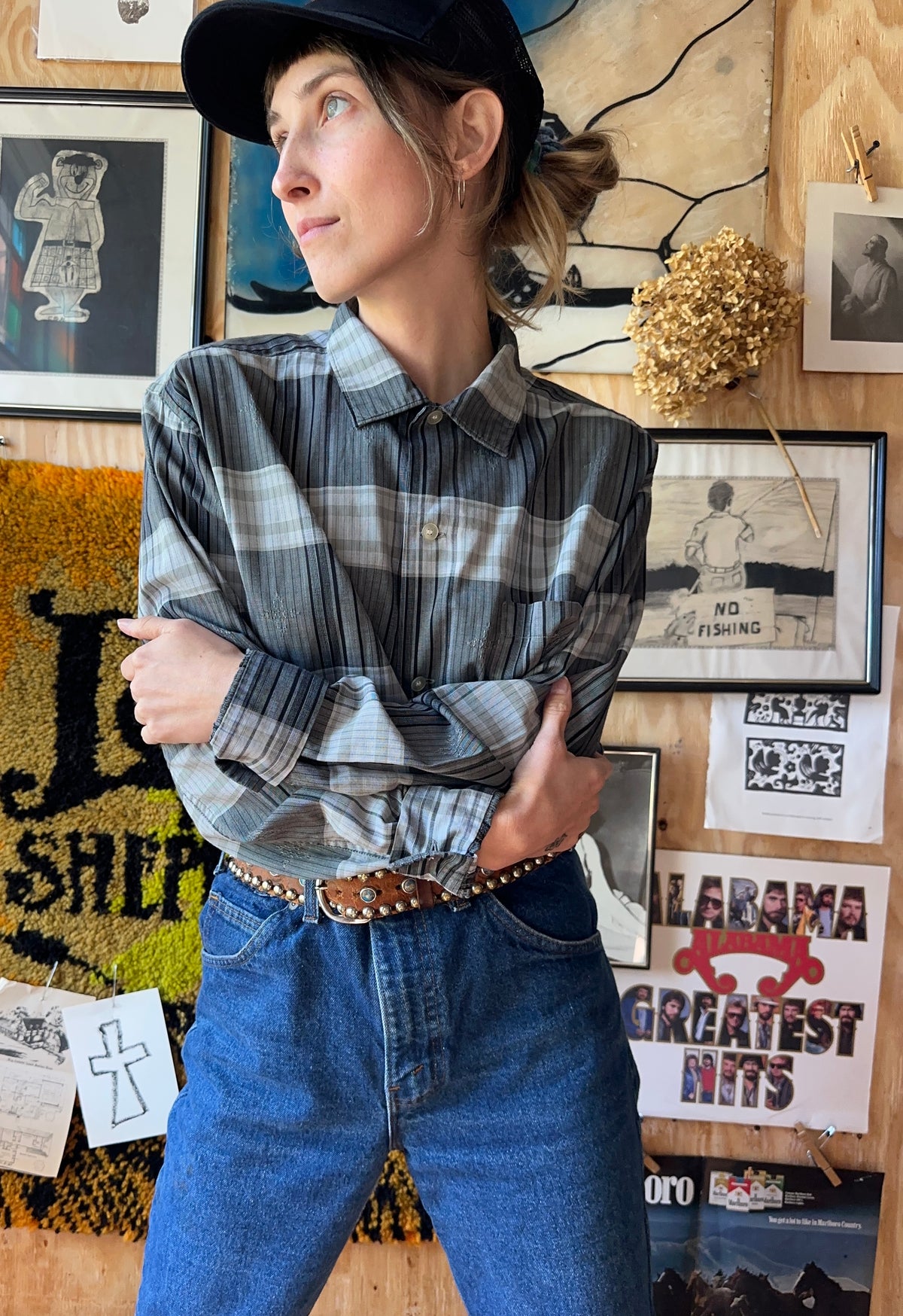 50's Campus Button Up