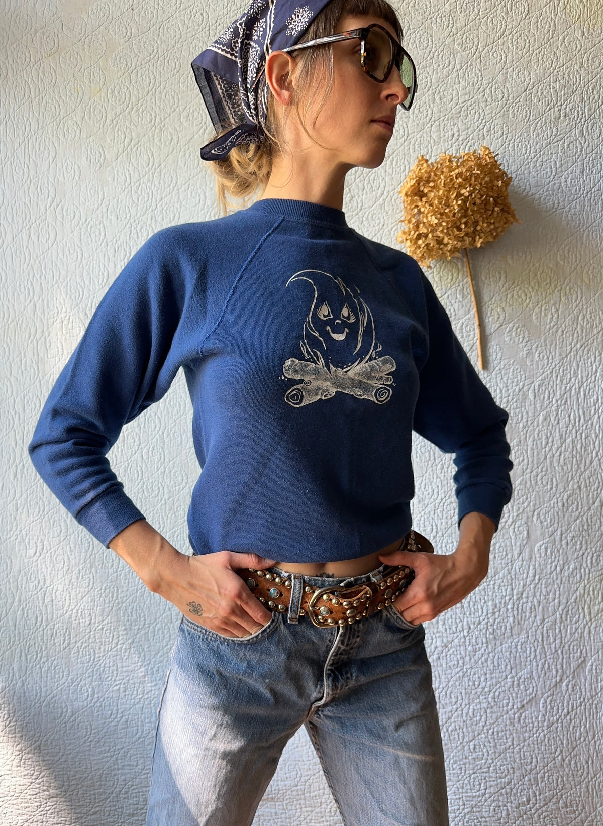 80's Smiley Campfire Sweatshirt