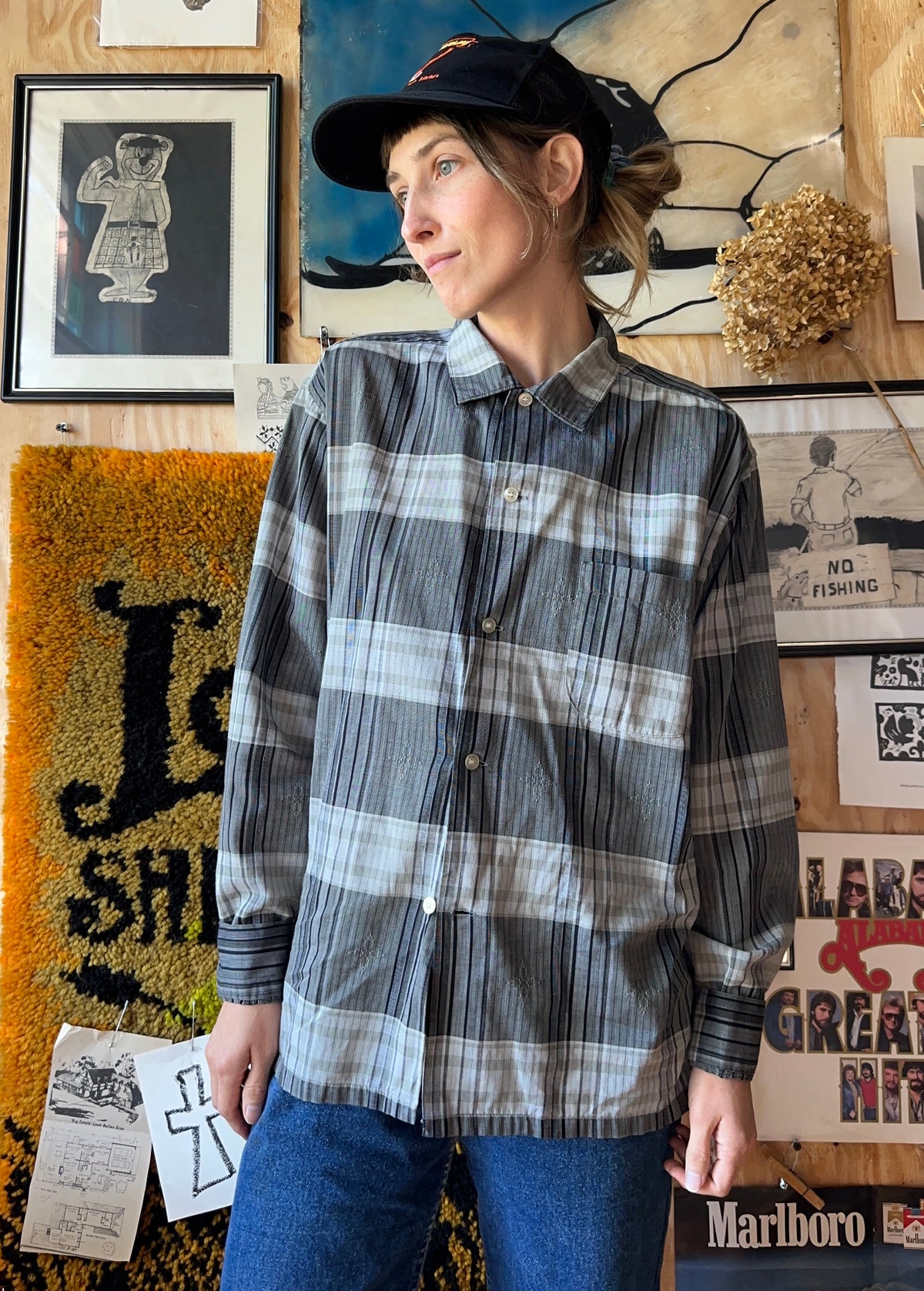 50's Campus Button Up