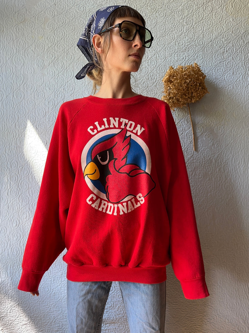 80's Clinton Cardinals Sweatshirt