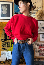 70's HealthKnit Red Pullover Sweatshirt