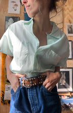 50's Sportswear By Samsons Sanforized Botton Loop Shirt