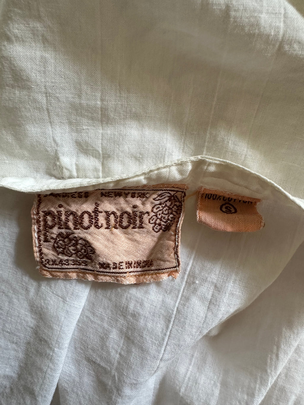 70's Cotton Peasant Top