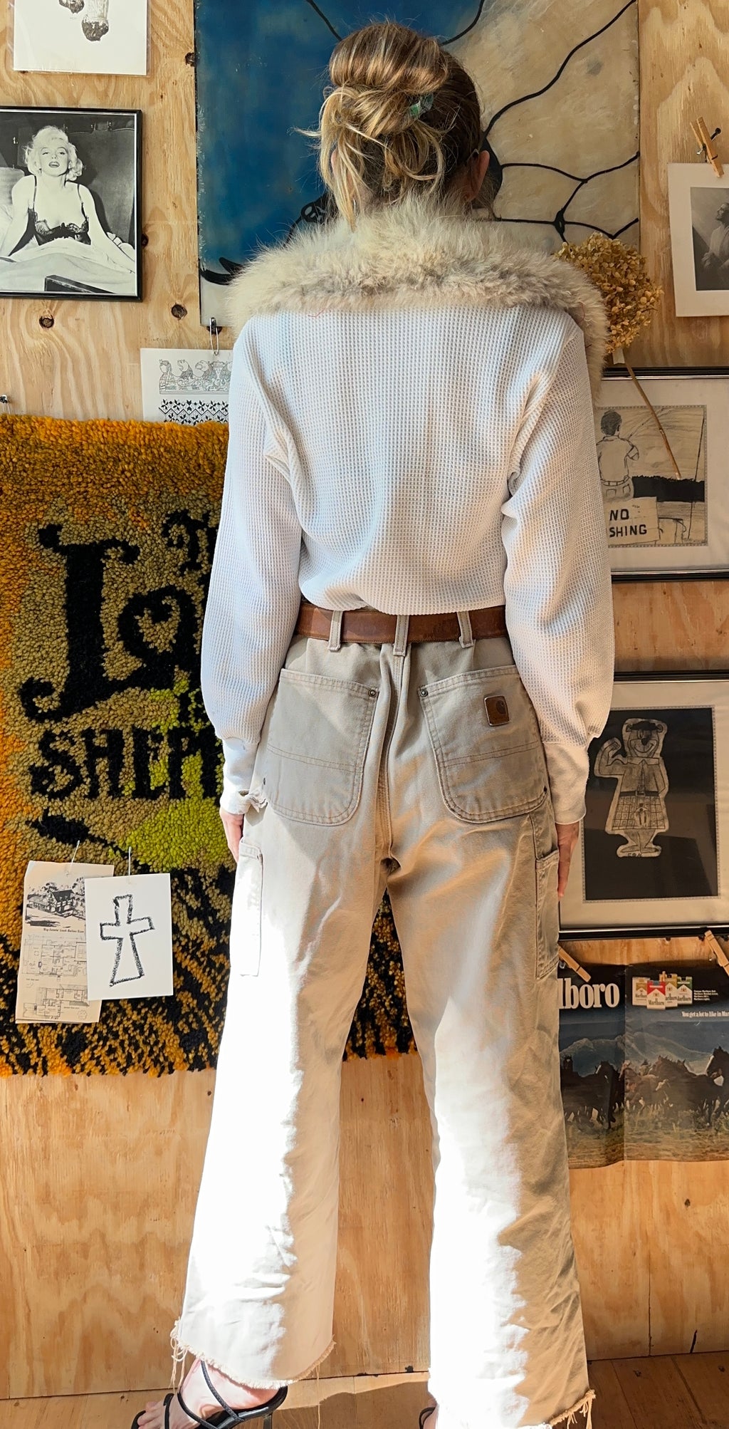 00's Double Knee Carhartt Pants Dungaree Fit
