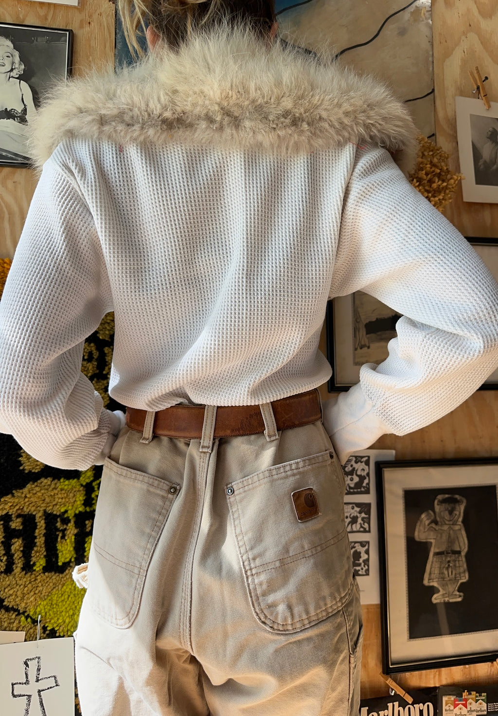 00's Double Knee Carhartt Pants Dungaree Fit