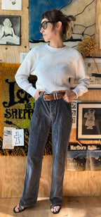 70's Calvin Klein Corduroy Charcoal Pants