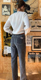 70's Calvin Klein Corduroy Charcoal Pants