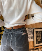 70's Calvin Klein Corduroy Charcoal Pants