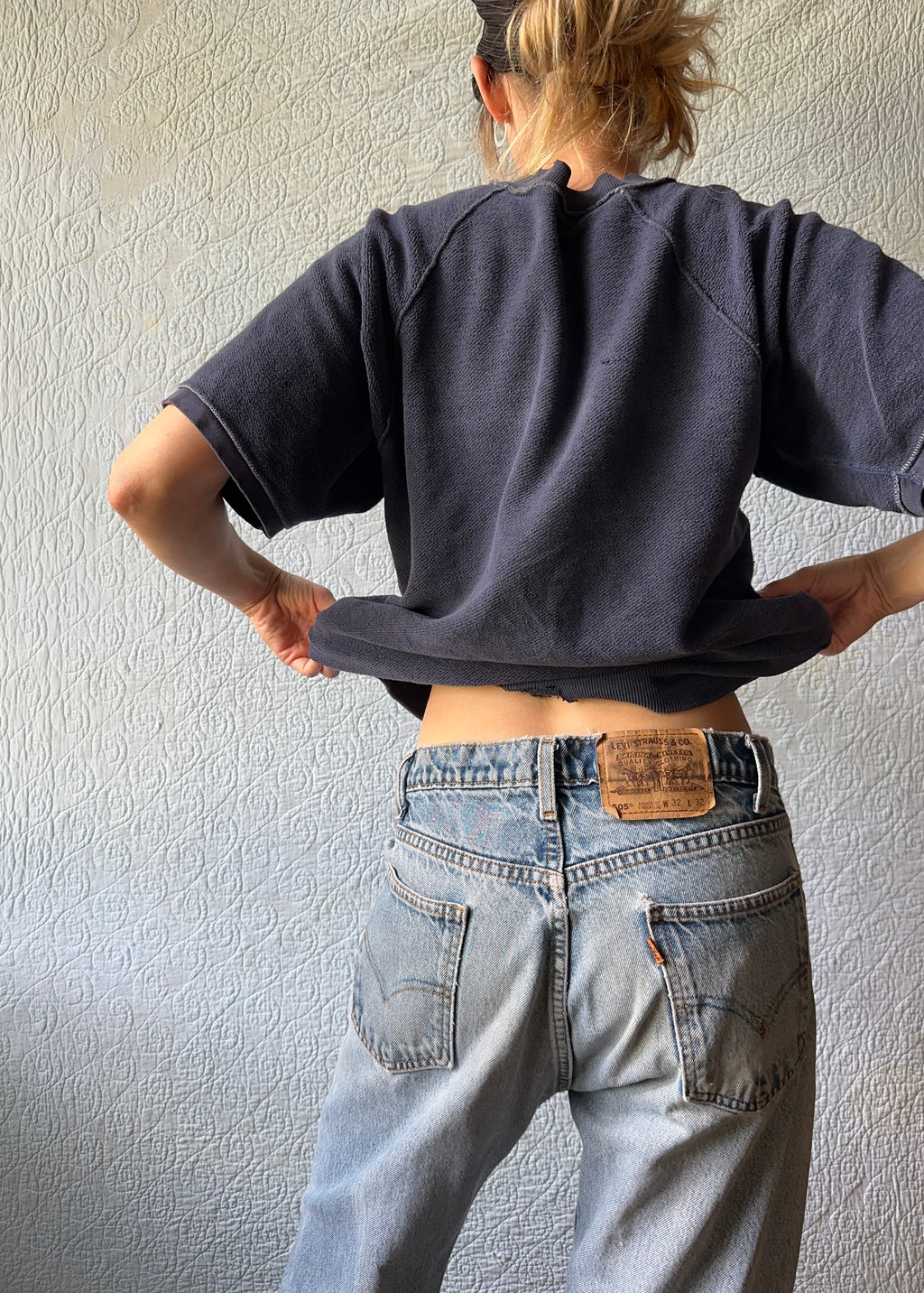 90's Orange tab Levis 505