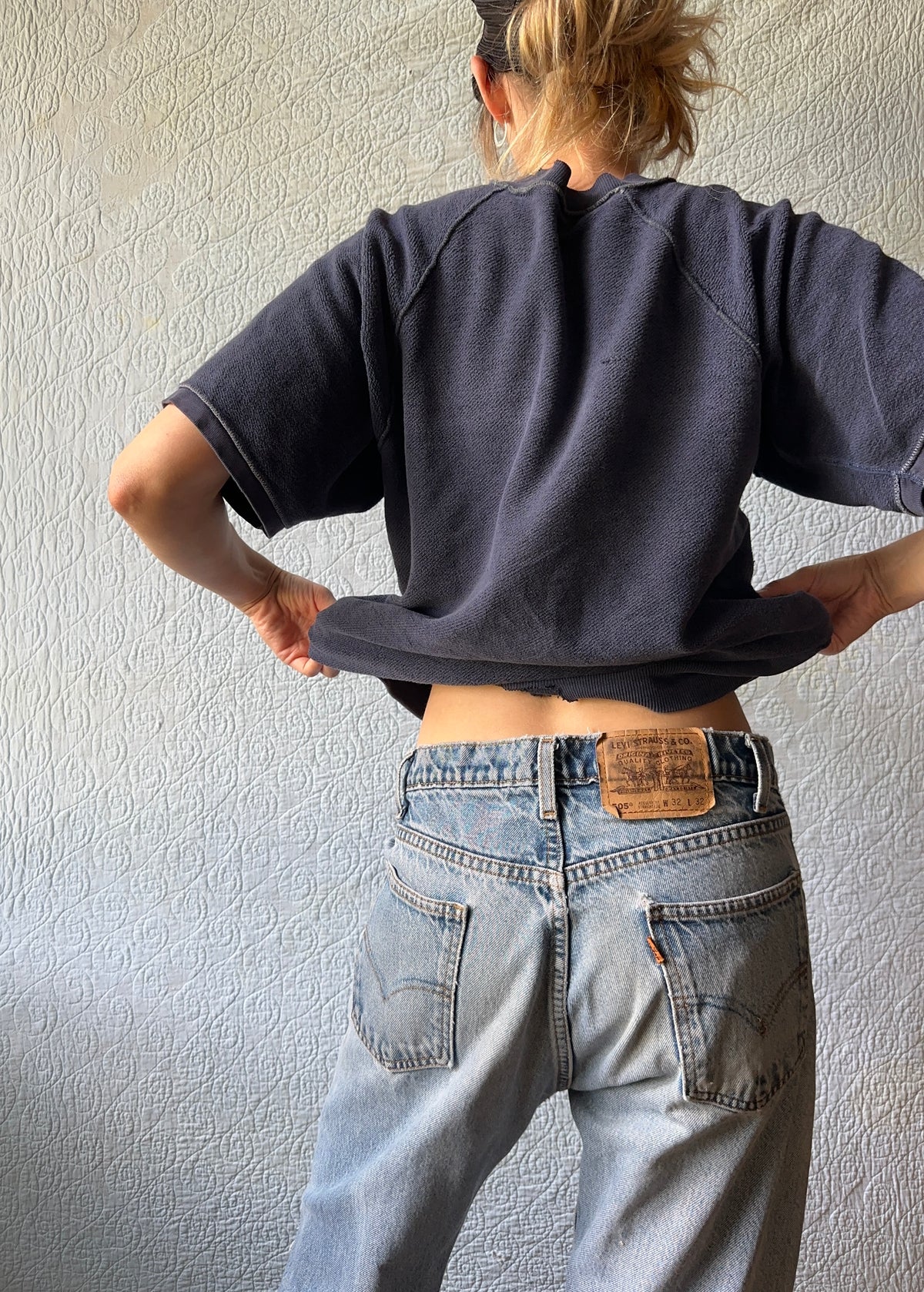 90's Orange tab Levis 505