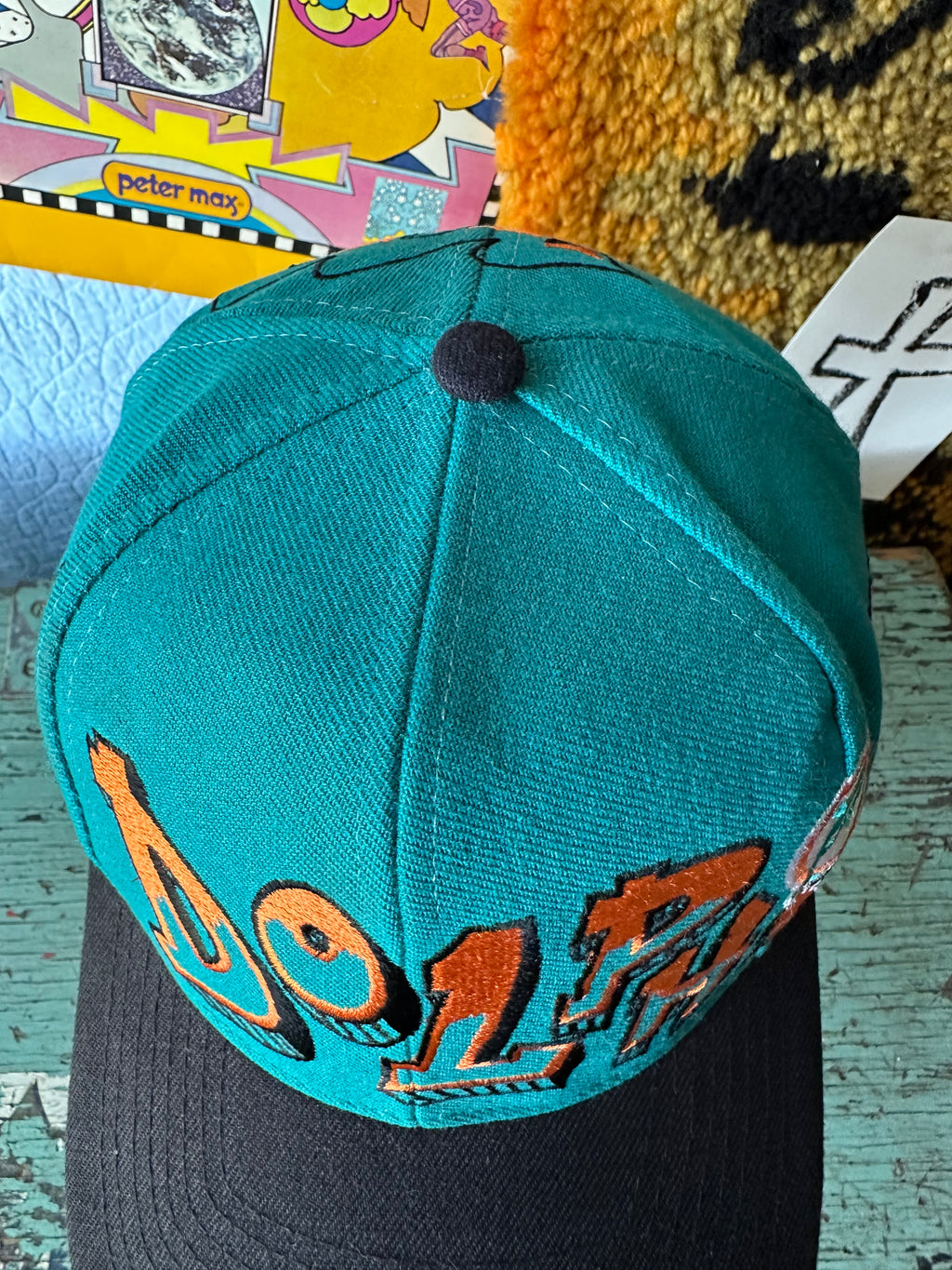 Vintage Dolphins Drew Pearson Starter Logo Snapback Hat RARE