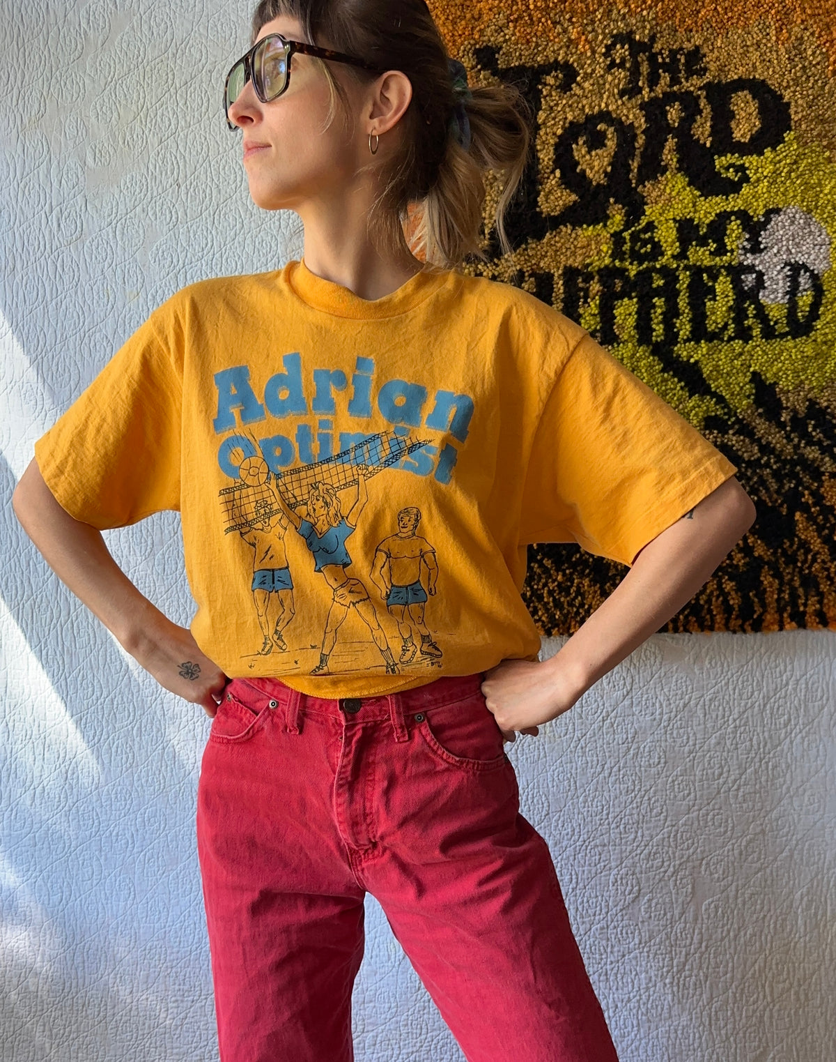 90's Adrian Optimist July 4th Tee
