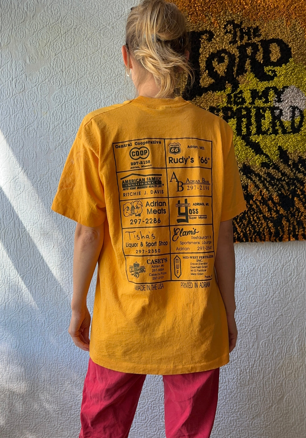 90's Adrian Optimist July 4th Tee