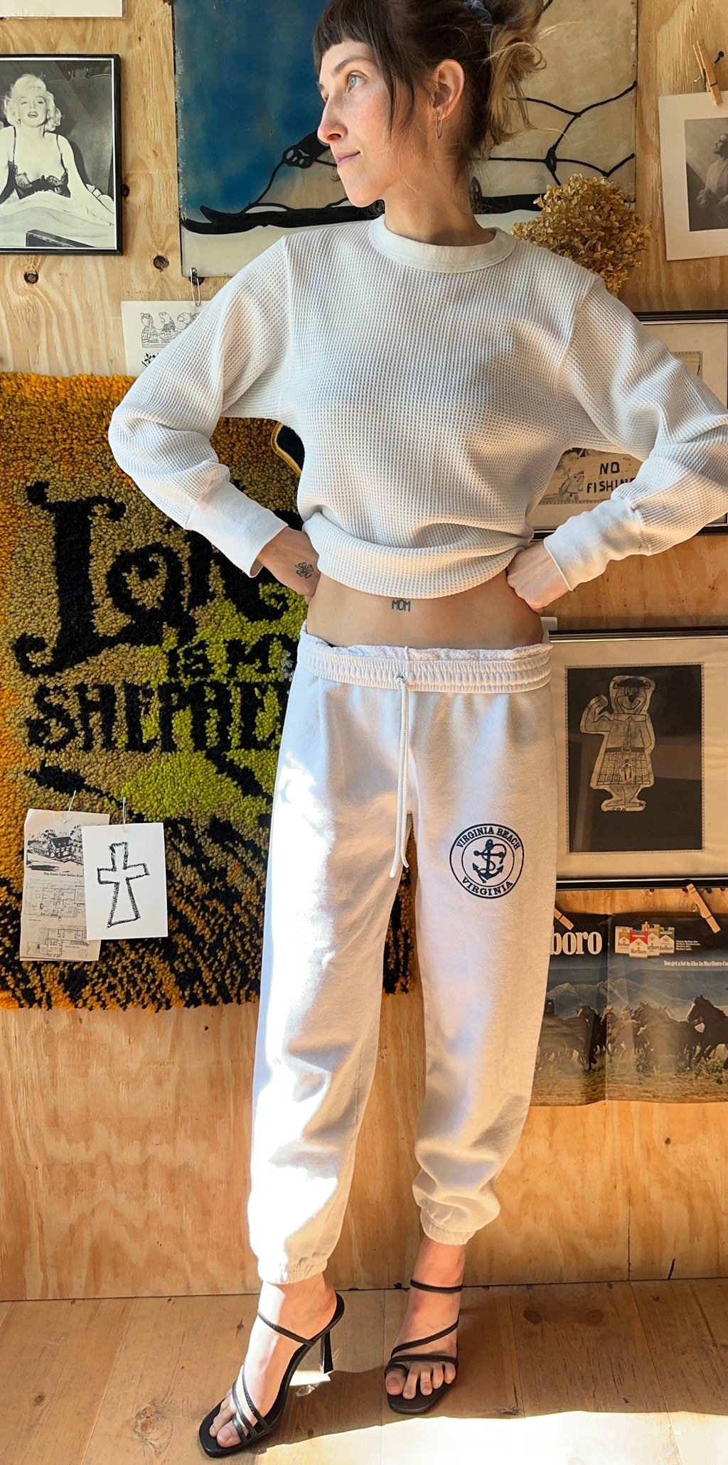80's Fruit Of The Loom Virgina Beach Sweatpants