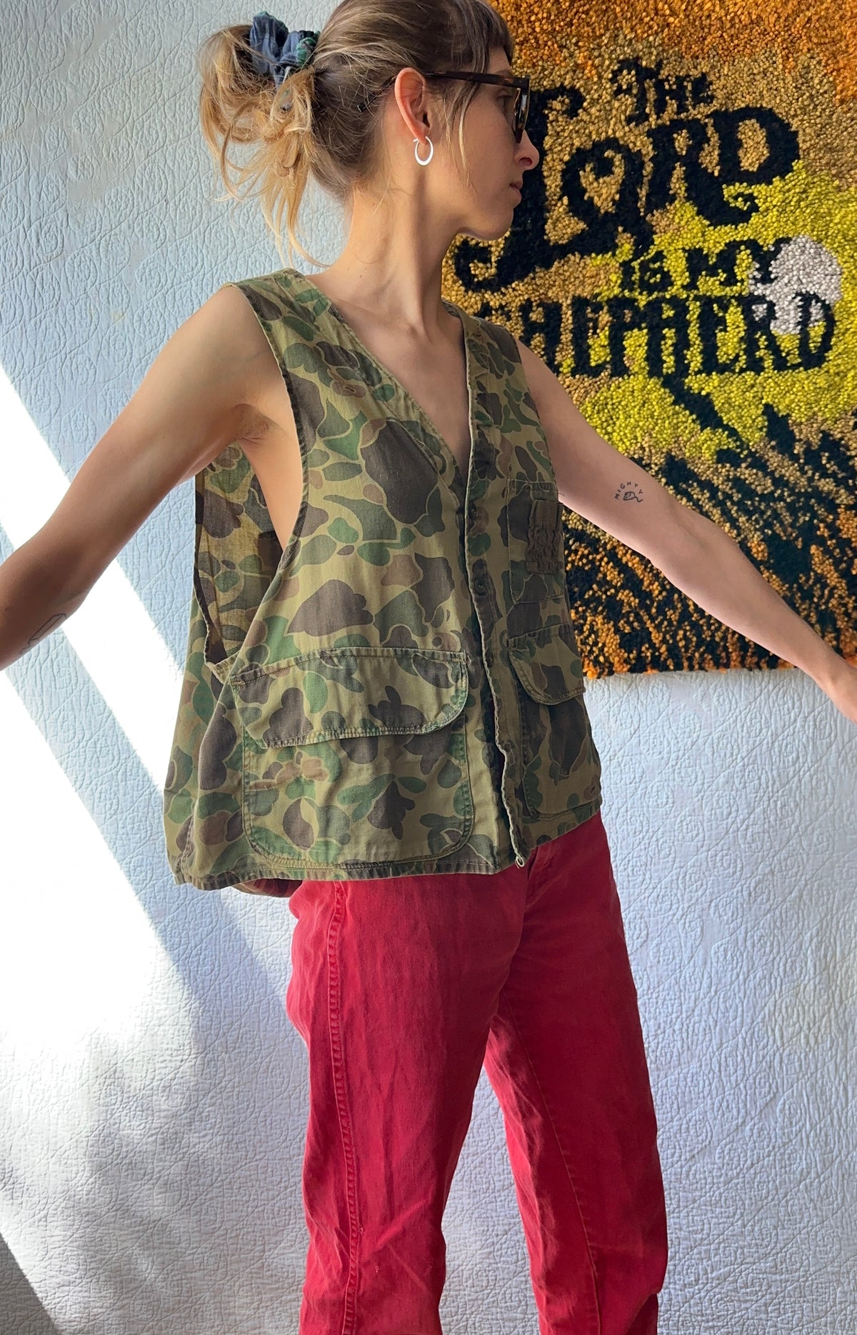 60's Black Sheep Camo Hunting Vest