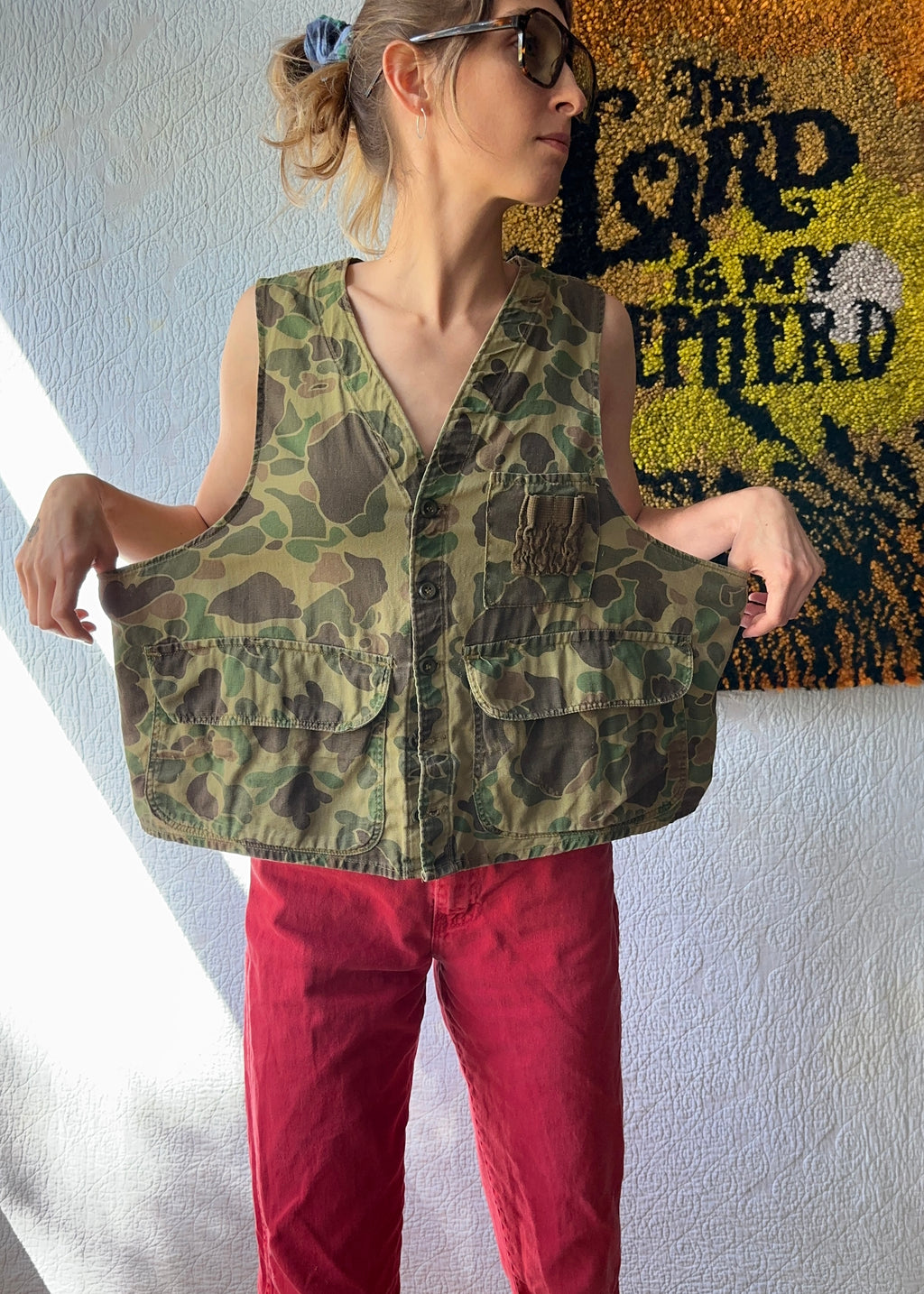 60's Black Sheep Camo Hunting Vest