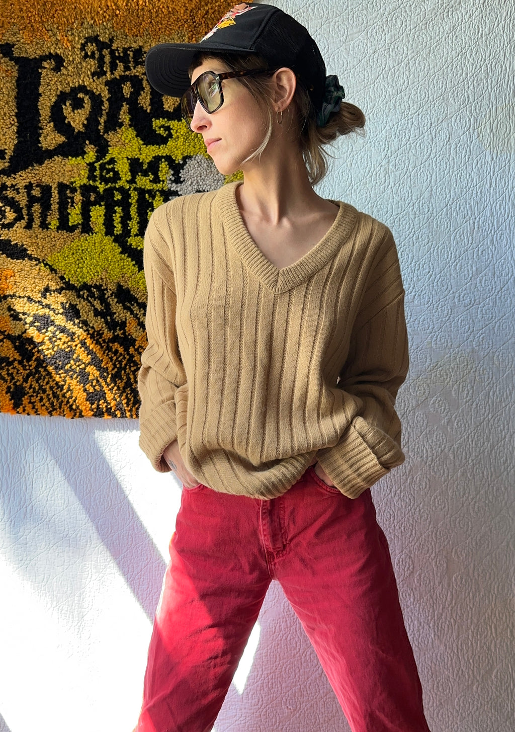 70's Jantzen Camel Brown Sweater